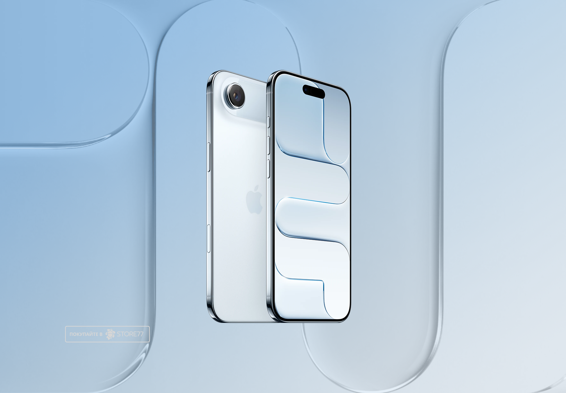 Телефон Apple iPhone Air 1 ТБ, eSim (электронная SIM-карта), цвет: небесно-голубой (Sky Blue)