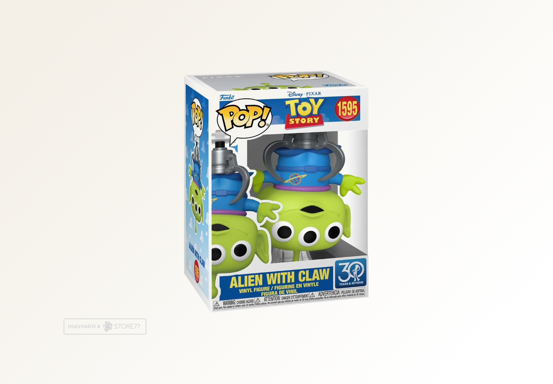 Фигурка Funko POP! Disney Toy Story 30th Alien with Clow (1595)