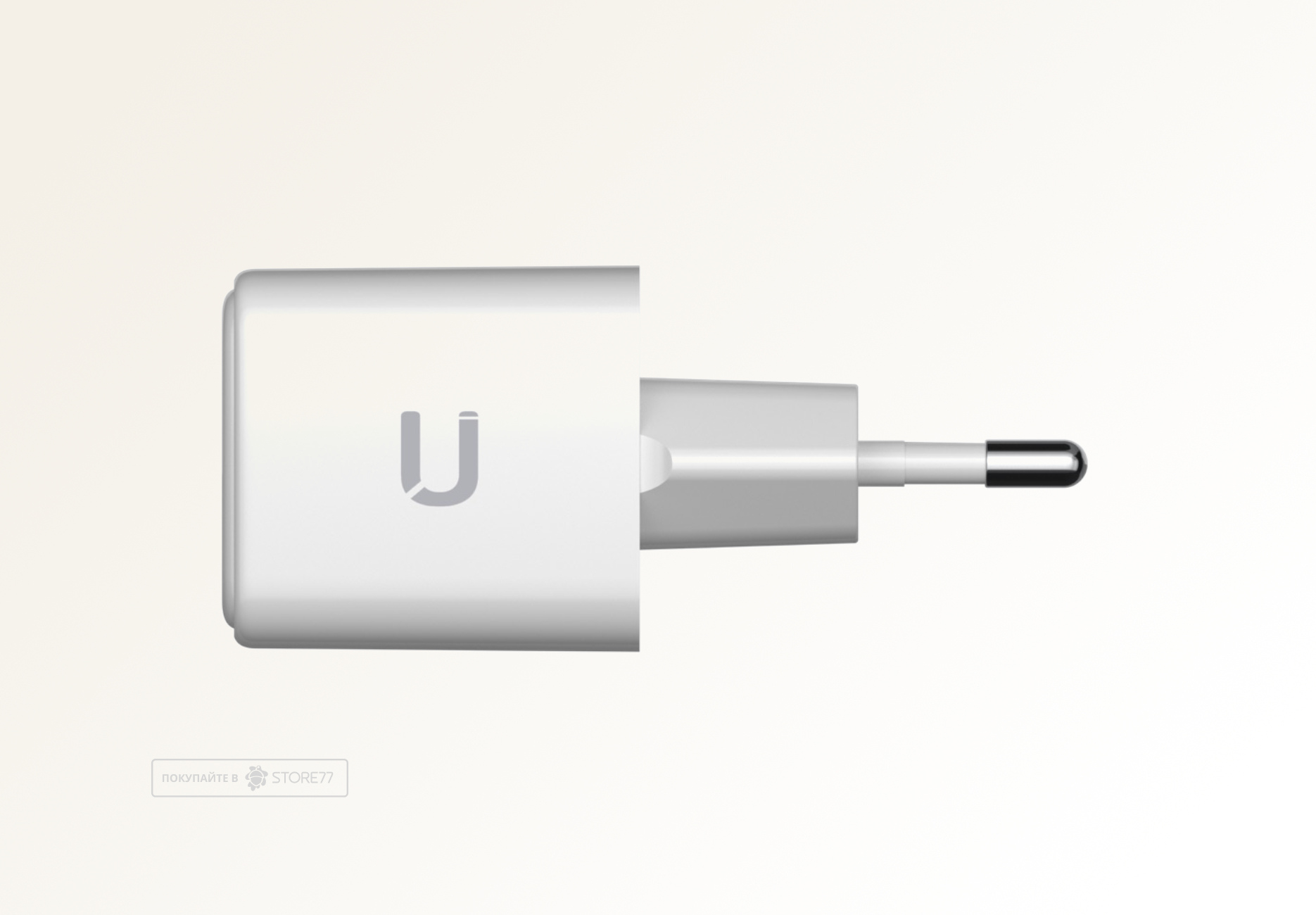 Сетевое зарядное устройство JUST USE 45 Вт GaN USB-С (Белое)