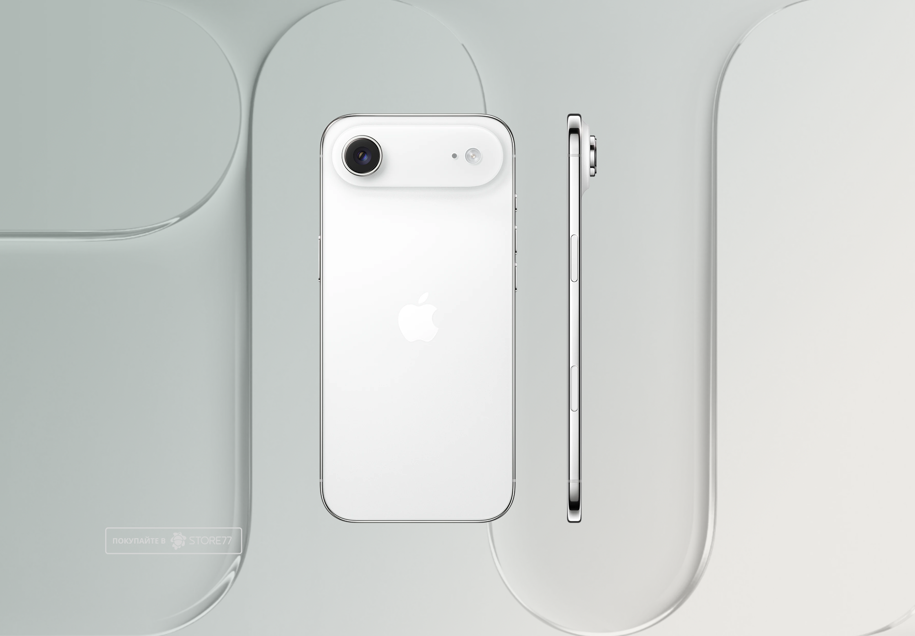 Телефон Apple iPhone Air 256 ГБ, eSim (электронная SIM-карта), цвет: облачно-белый (Cloud White)