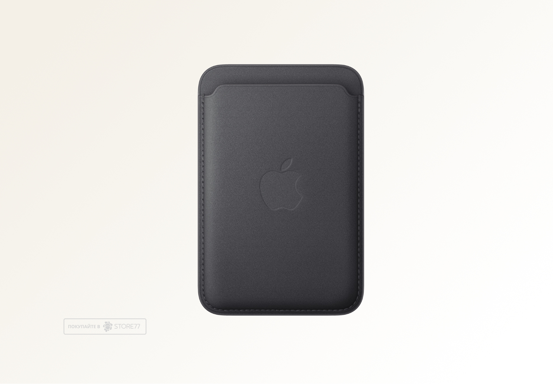 Картхолдер Apple с поддержкой MagSafe цвет: черный (Black)
