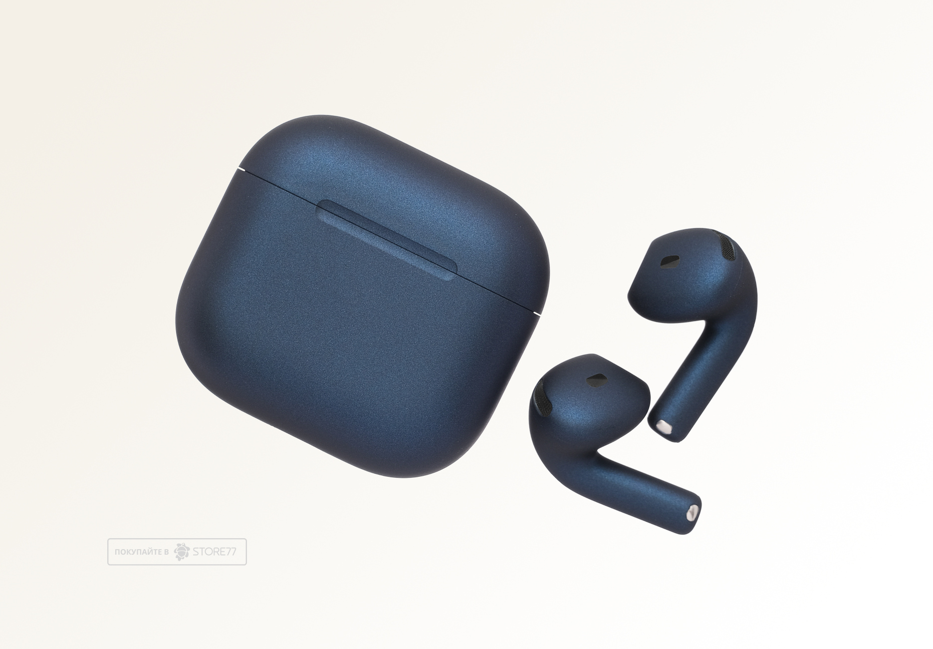 Беспроводные наушники Apple AirPods 4 с шумоподавлением (Темно-синий)