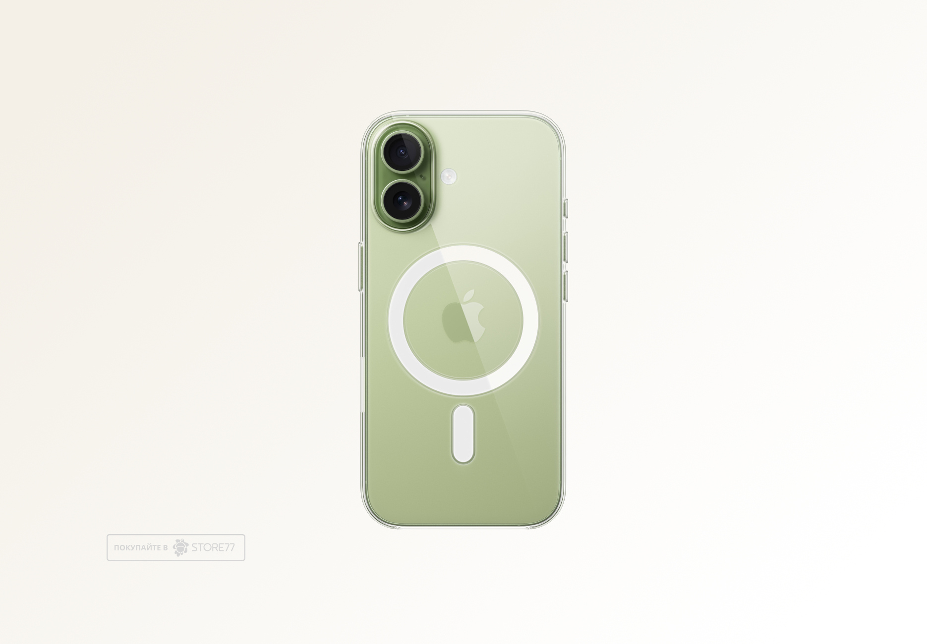 Чехол Apple Clear Case с поддержкой MagSafe для iPhone 17, цвет: прозрачный (Clear)