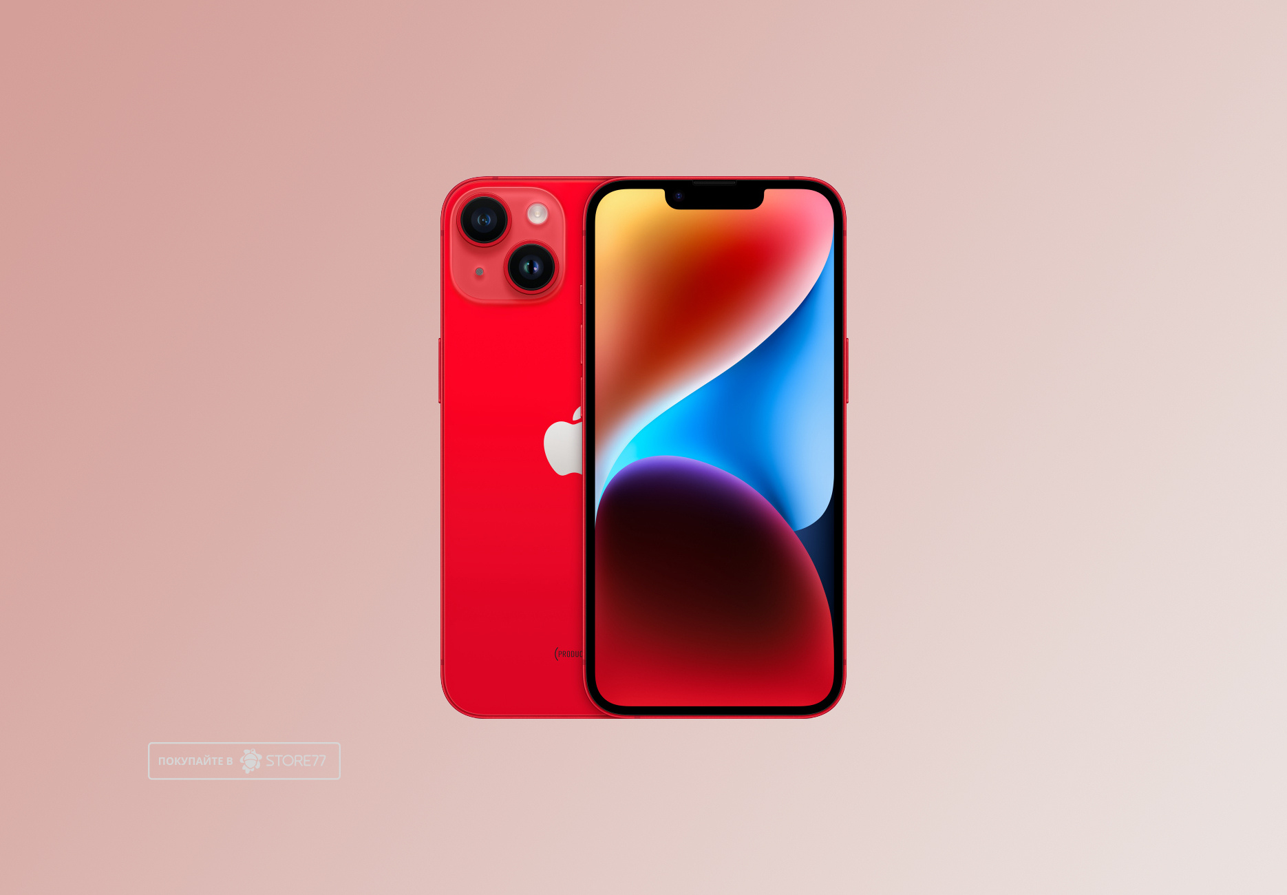 Телефон Apple iPhone 14 128 ГБ, цвет: красный (PRODUCT)RED