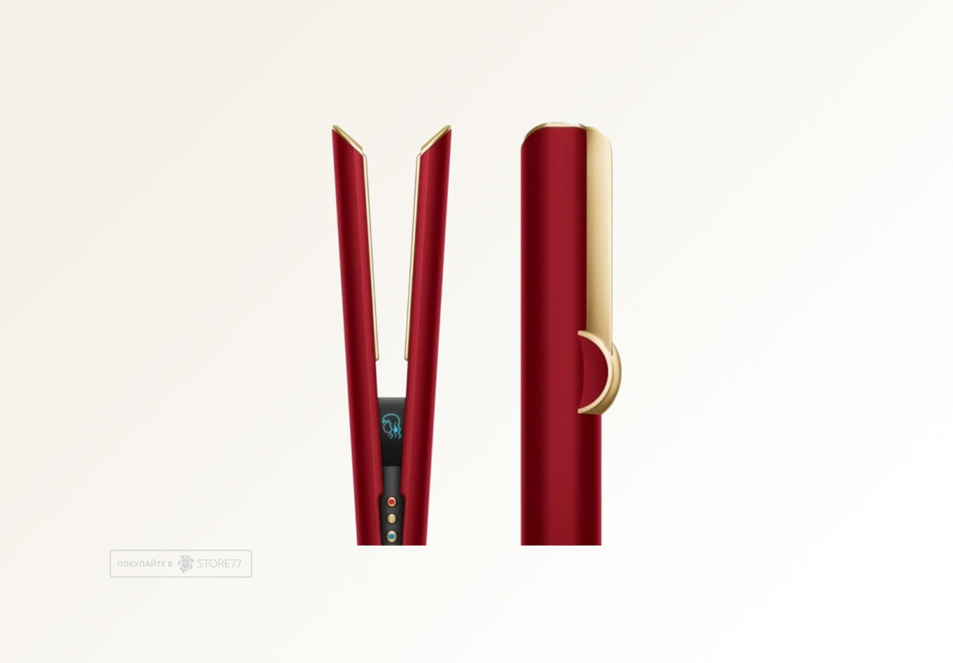 Выпрямитель Dyson Airstrait HT01, цвет: красный вельвет/золотой (Red Velvet/Gold) вилка EU