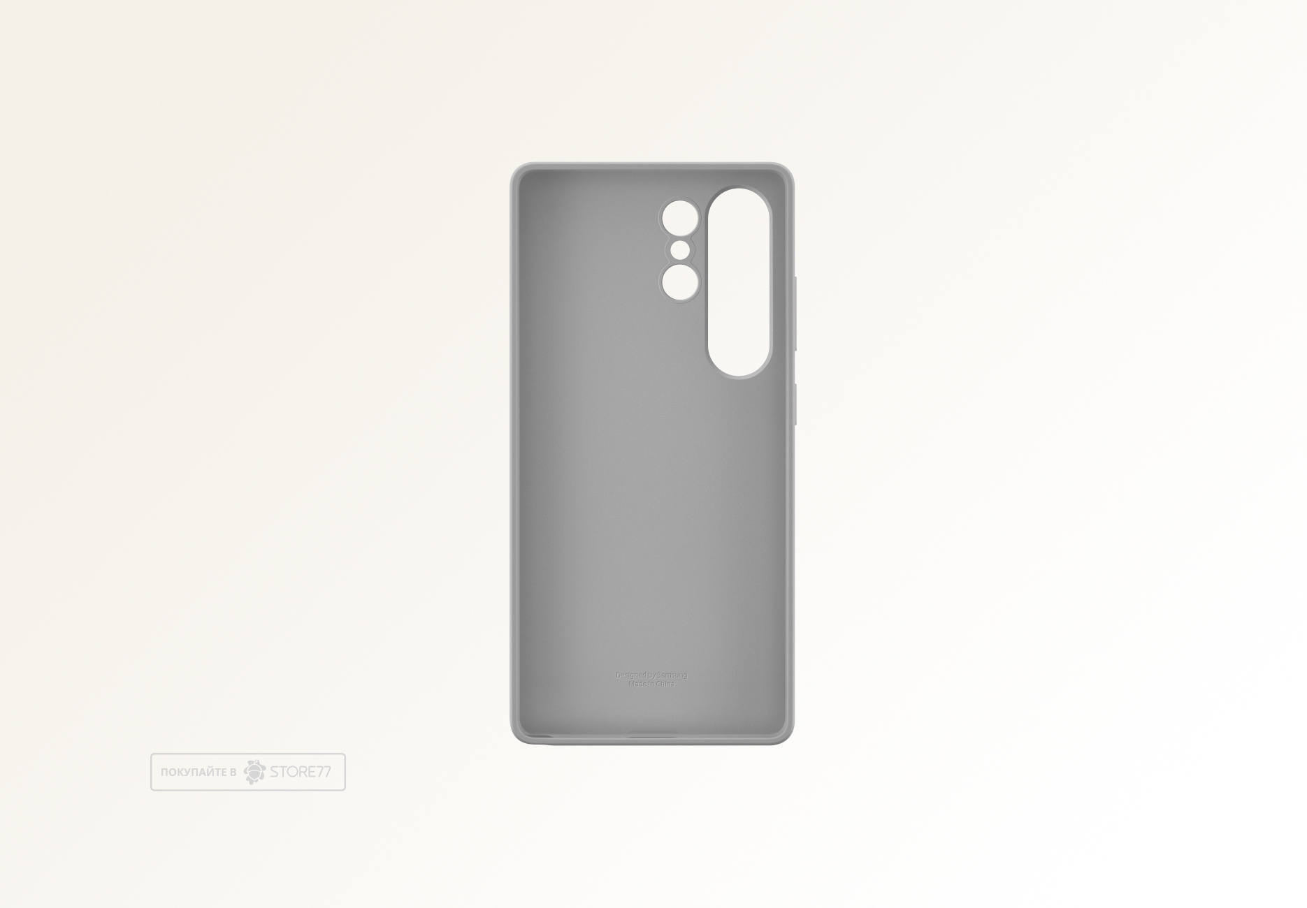 Чехол Samsung Silicone Case для Samsung Galaxy S25 Ultra (Cерый)