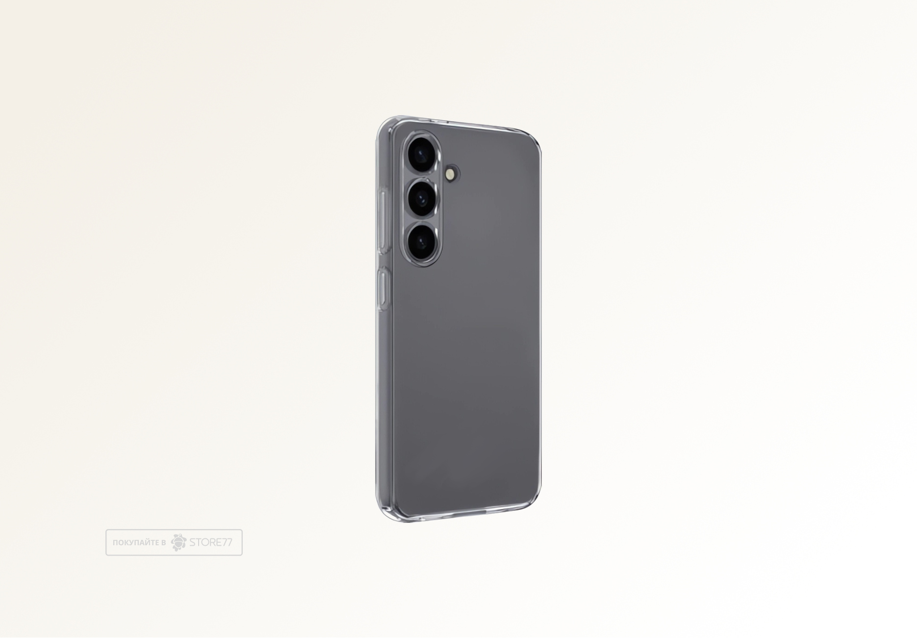 Чехол силиконовый для Samsung Galaxy S24 (Прозрачный)