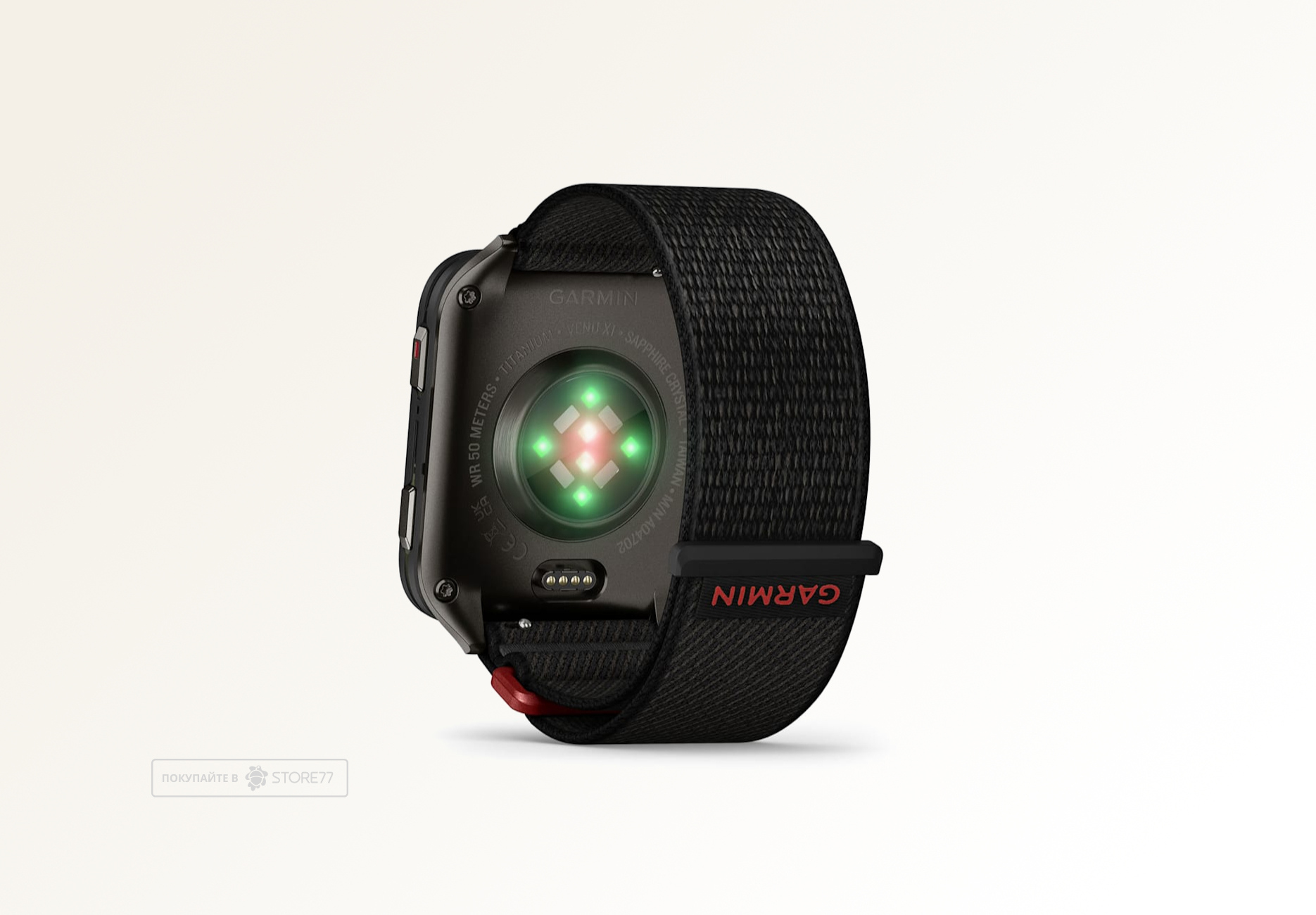 Умные часы Garmin VENU X1 46 мм, корпус: черный (Black), с черным нейлоновым ремешком