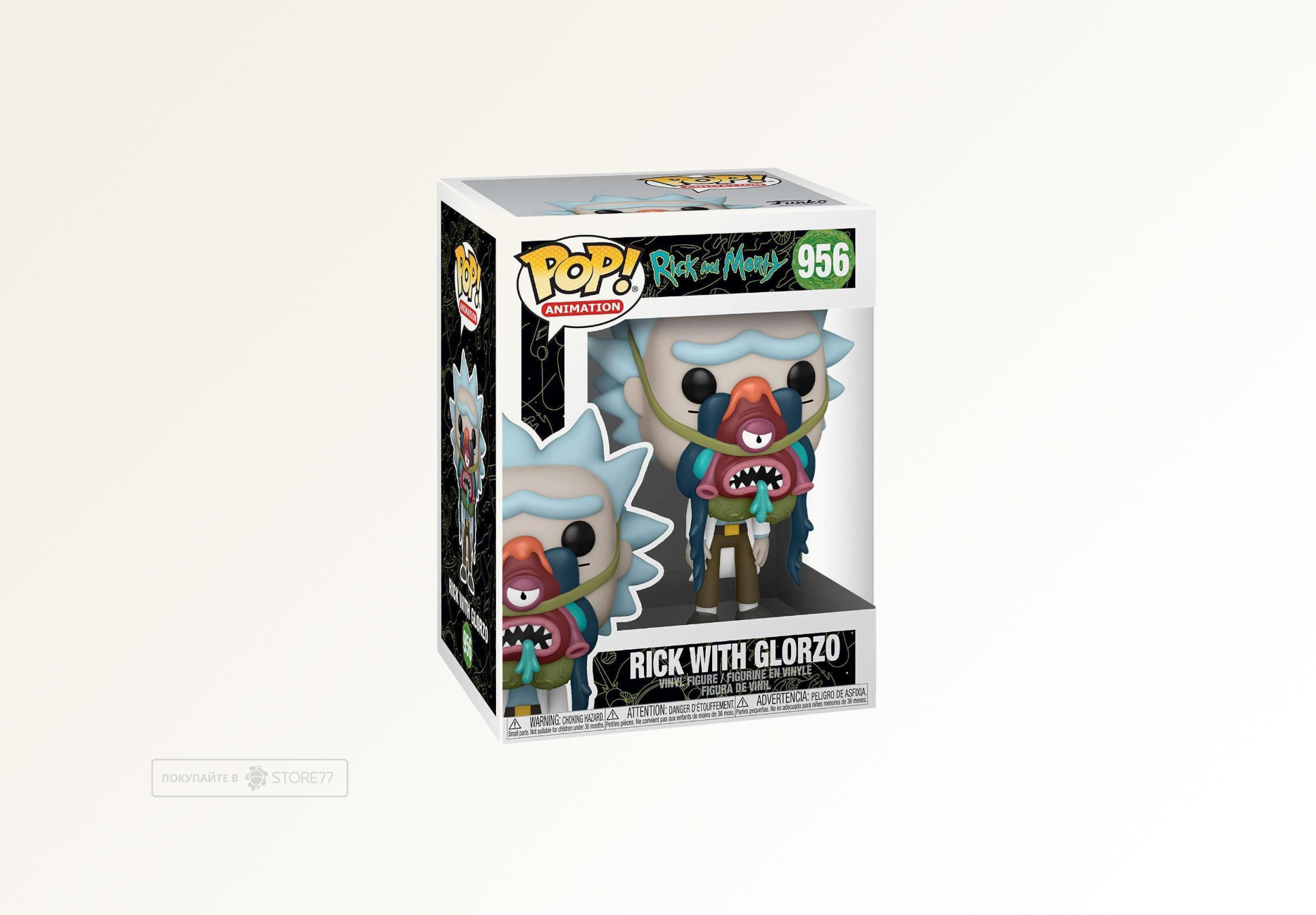 Фигурка Funko POP! Animation Rick & Morty Rick with Glorzo (956) 