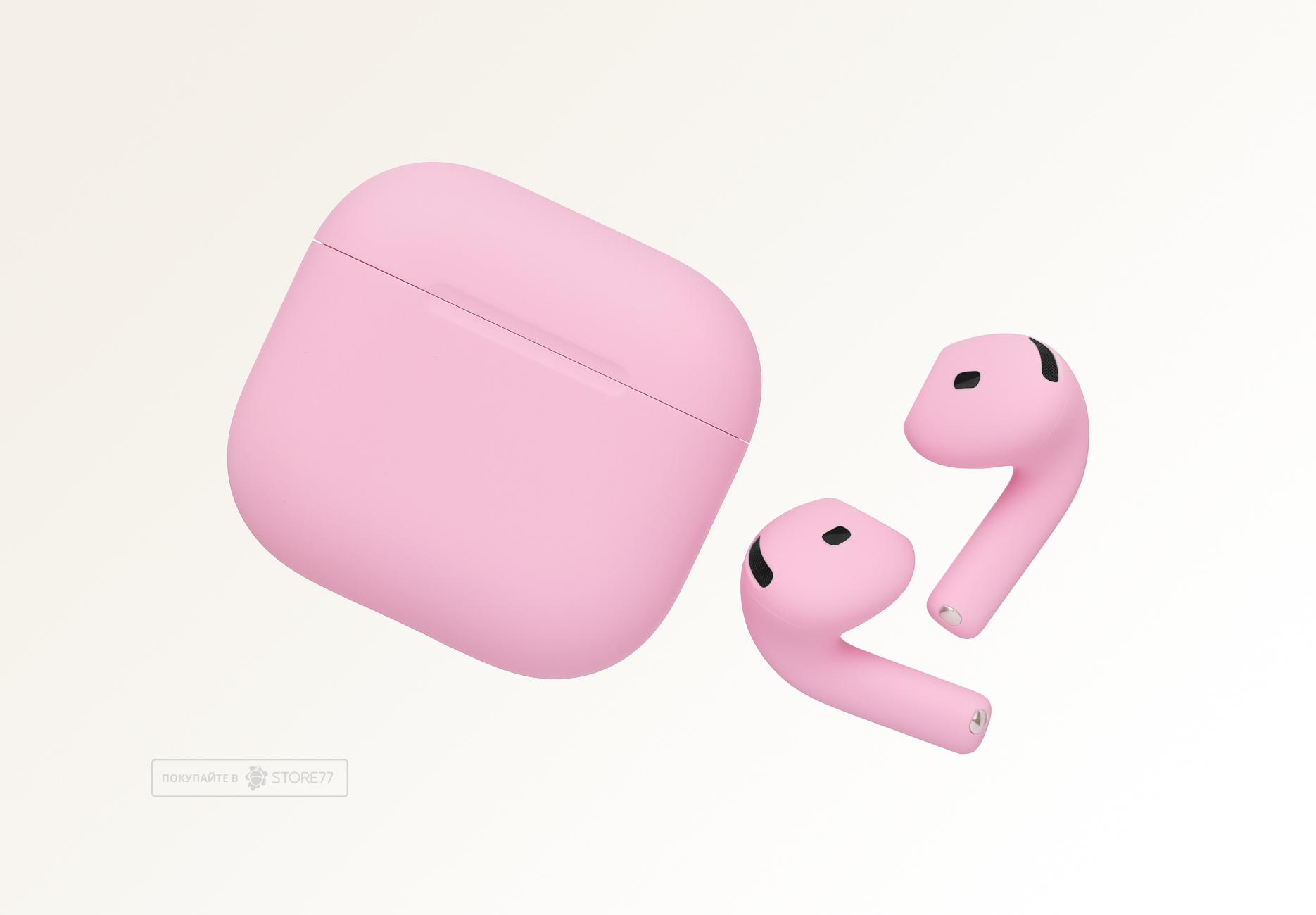 Беспроводные наушники Apple AirPods 4 с шумоподавлением (Розовый)