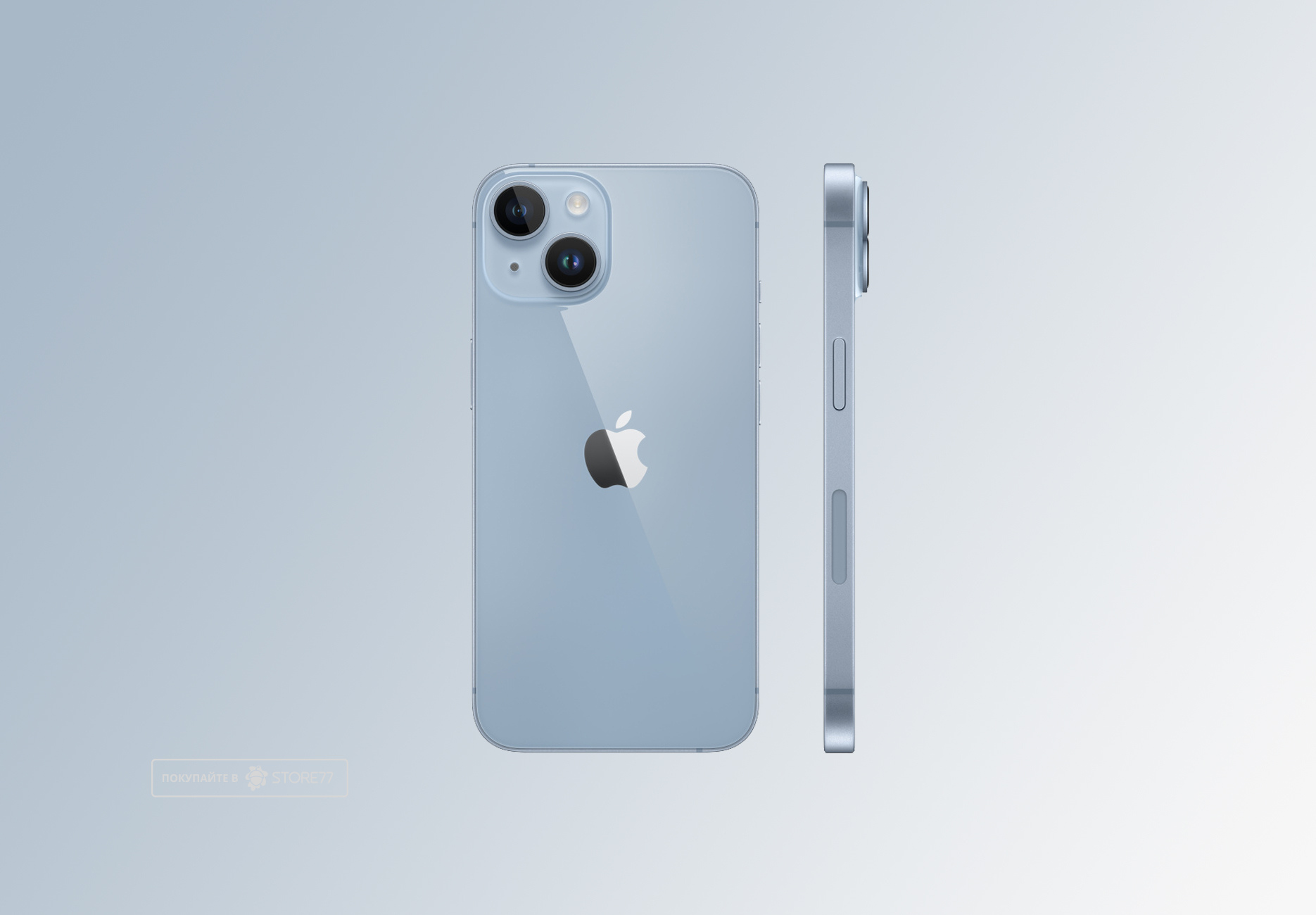 Телефон Apple iPhone 14 512 ГБ eSim (электронная SIM-карта), цвет: синий (Blue)