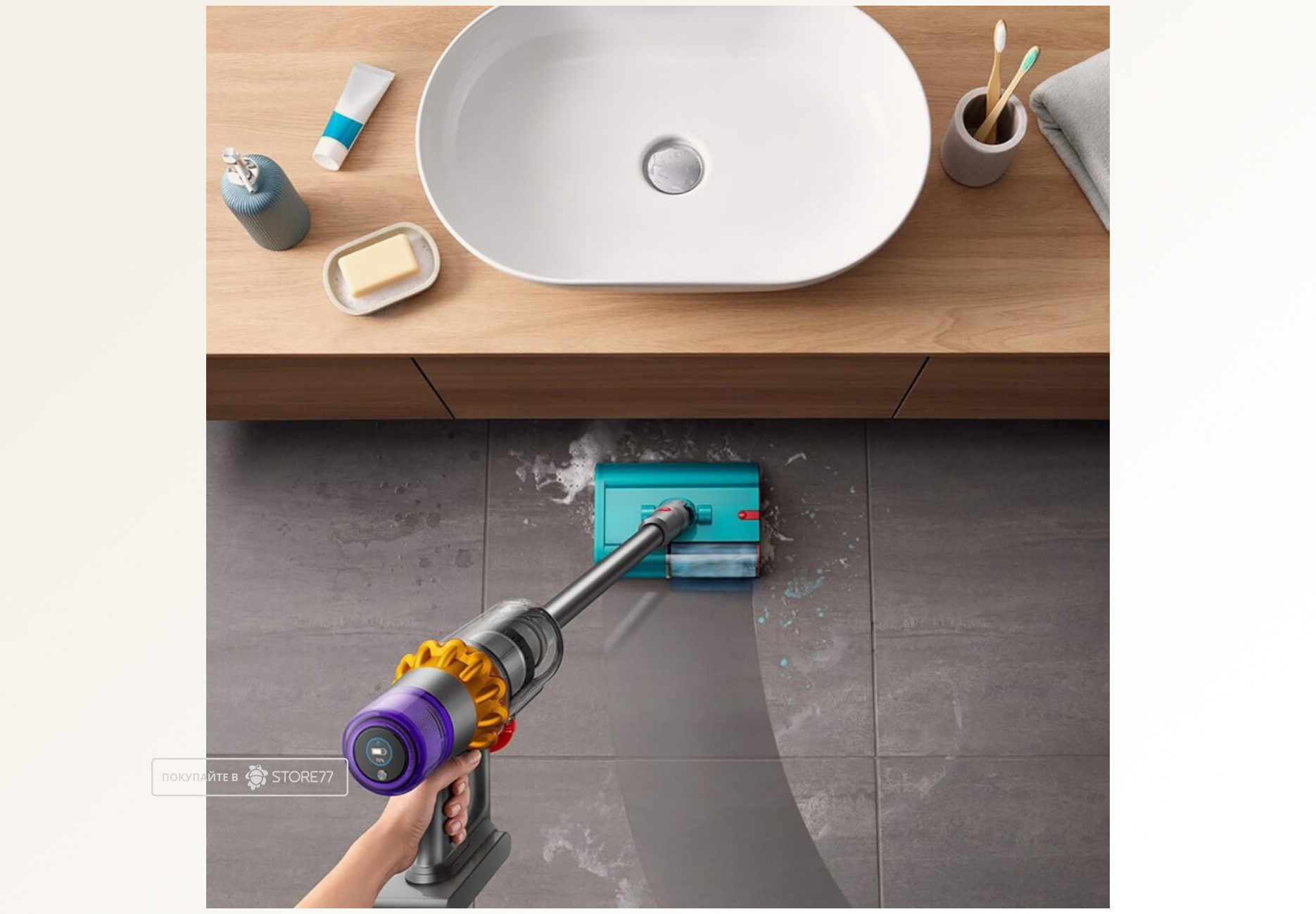 Беспроводной пылесос Dyson V15s Detect Submarine (Серый/Золотой) Вилка EU