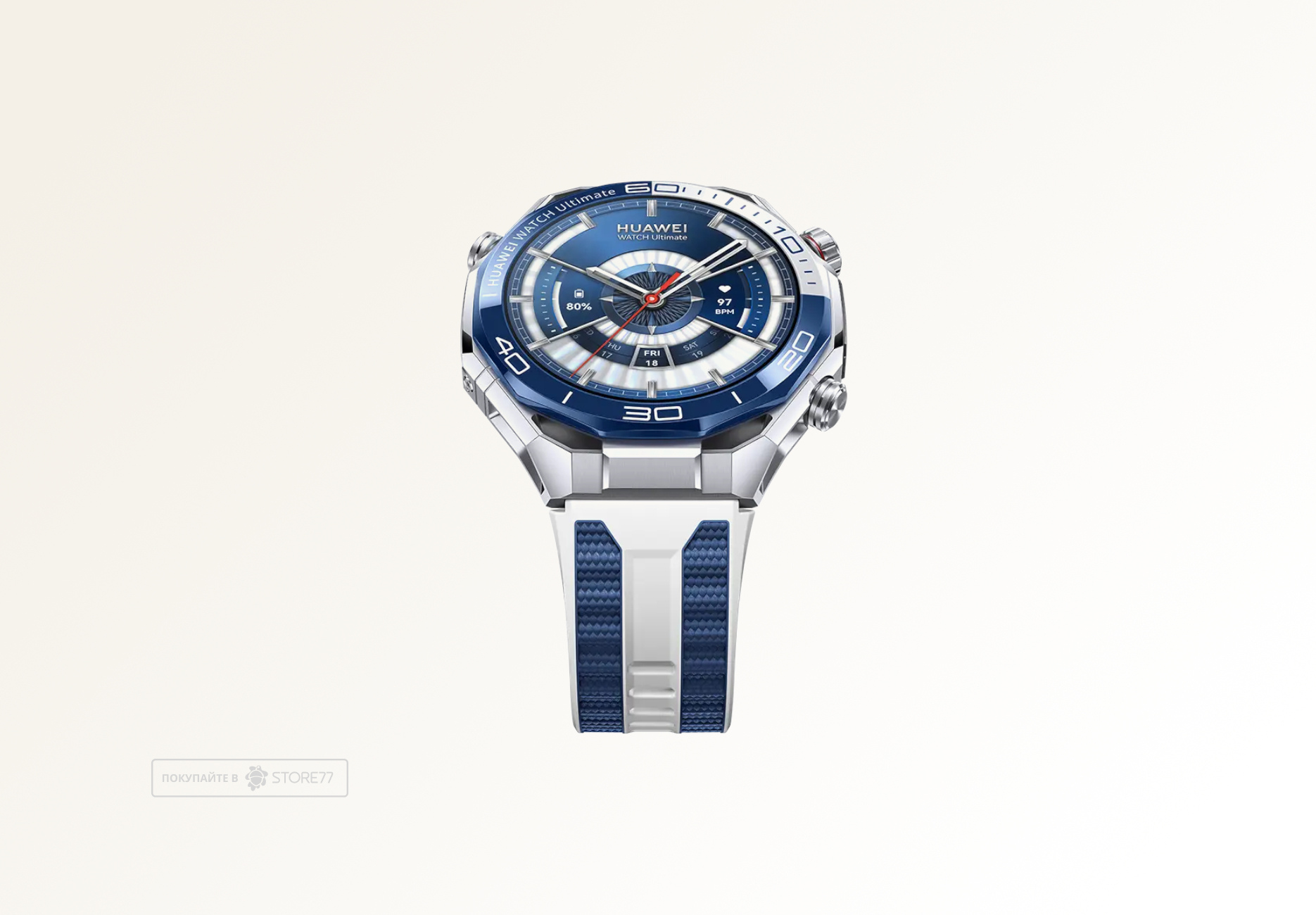 Умные часы Huawei Watch Ultimate 2 48 мм, цвет: сине-серый (Blue/Grey)