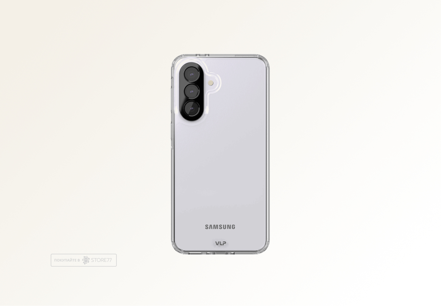 Чехол защитный VLP Crystal Case для Samsung Galaxy A37 (Прозрачный)