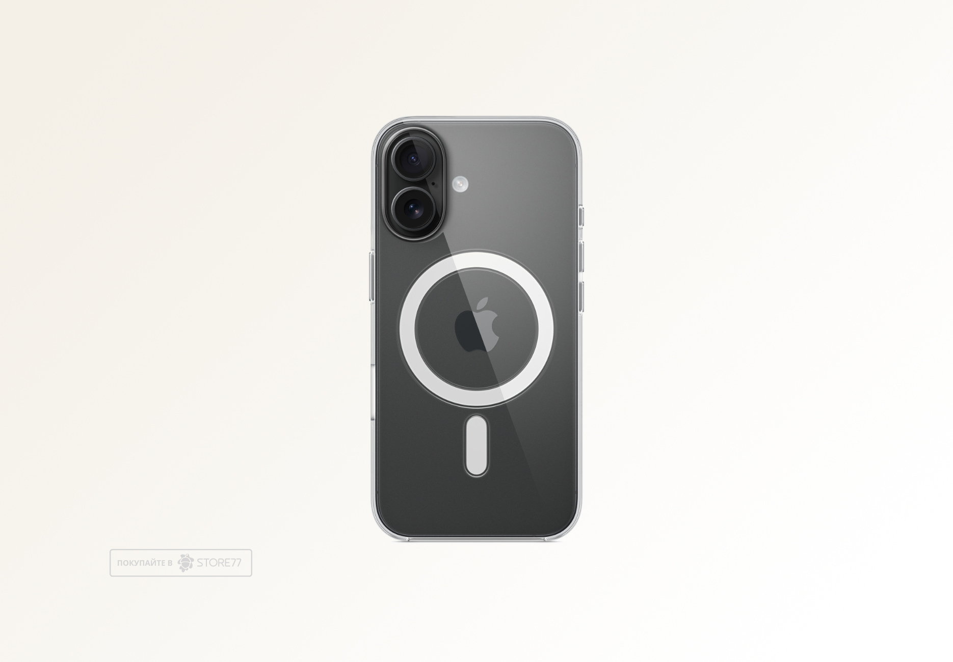 Чехол Тор с поддержкой MagSafe для iPhone 16 (Прозрачный)