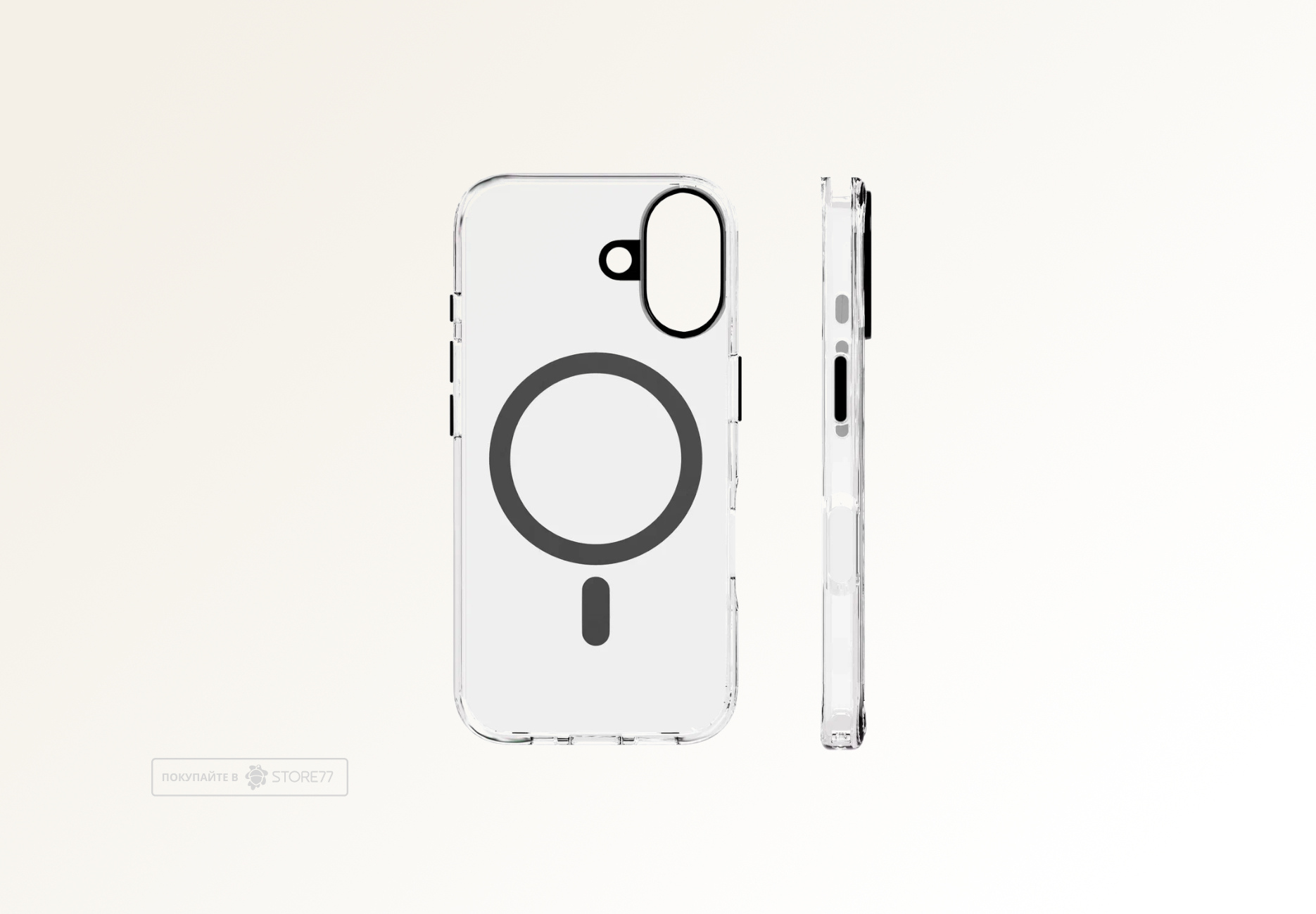 Чехол защитный VLP Diamond Case с поддержкой MagSafe для iPhone 16 (Черный)