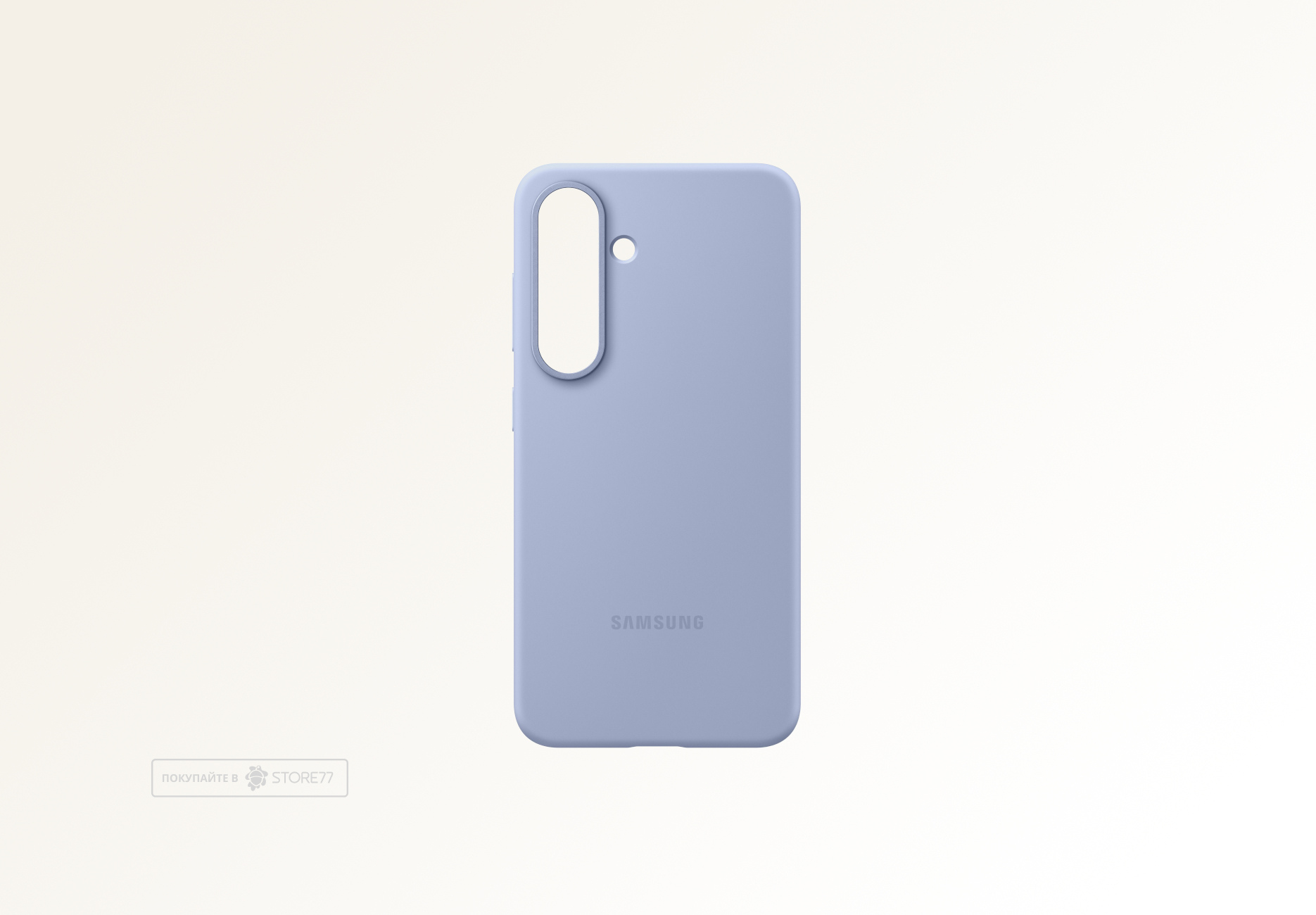 Чехол Samsung Silicone Case для Samsung Galaxy S25+ (Голубой)