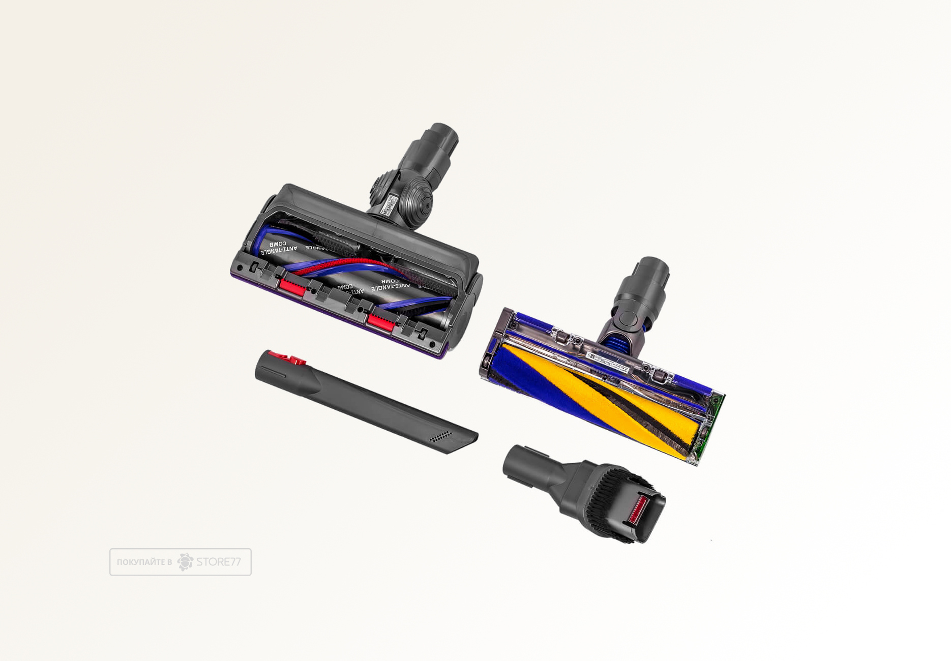 Беспроводной пылесос Dyson V15 Detect Absolute SV47 (Серый/Золотой) Вилка EU