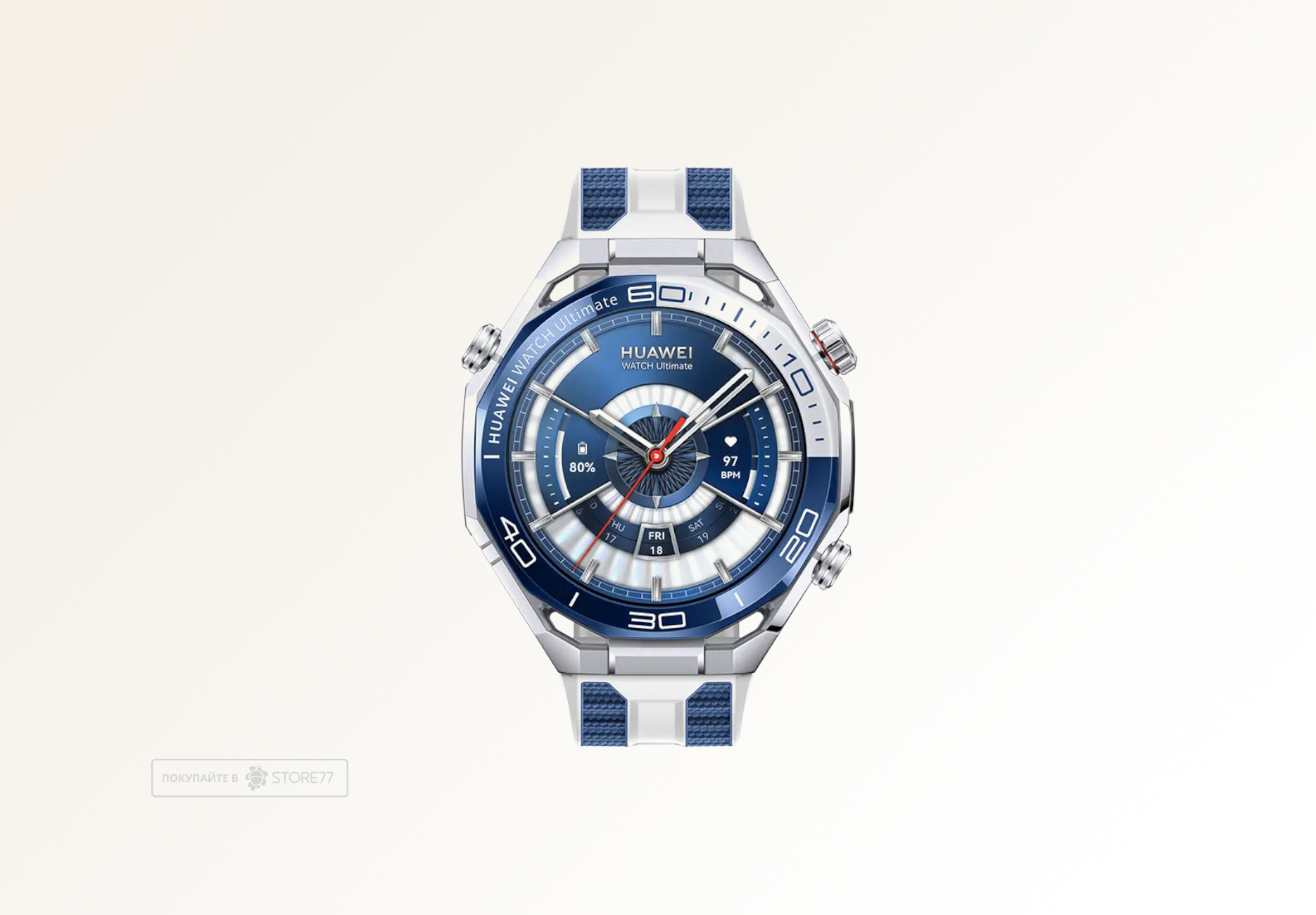 Умные часы Huawei Watch Ultimate 2 48 мм, цвет: сине-серый (Blue/Grey)