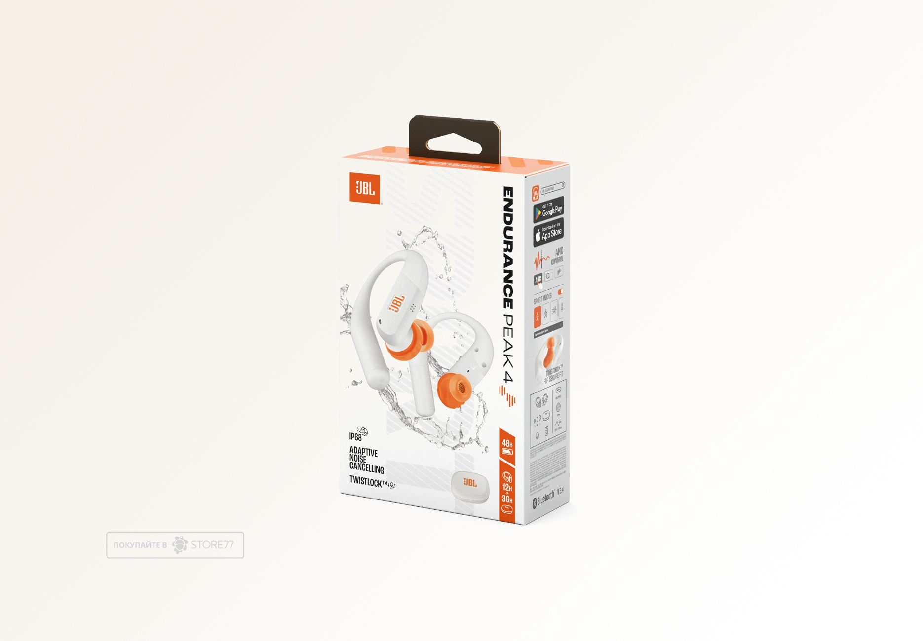 Беспроводные наушники JBL Endurance Peak 4 (Белый)