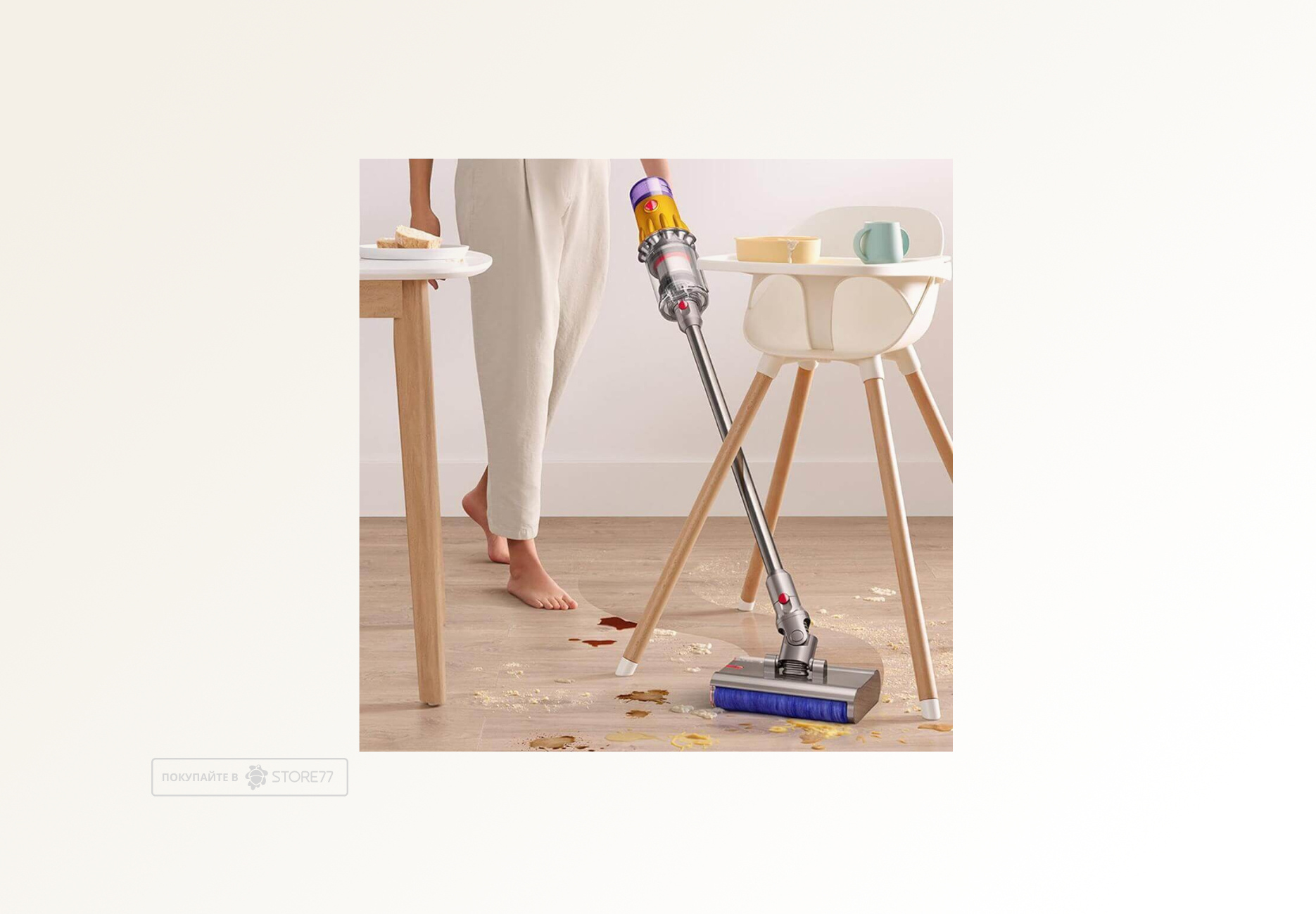 Беспроводной пылесос Dyson V12s Detect Slim Submarine (Серый/Золотой) Вилка EU