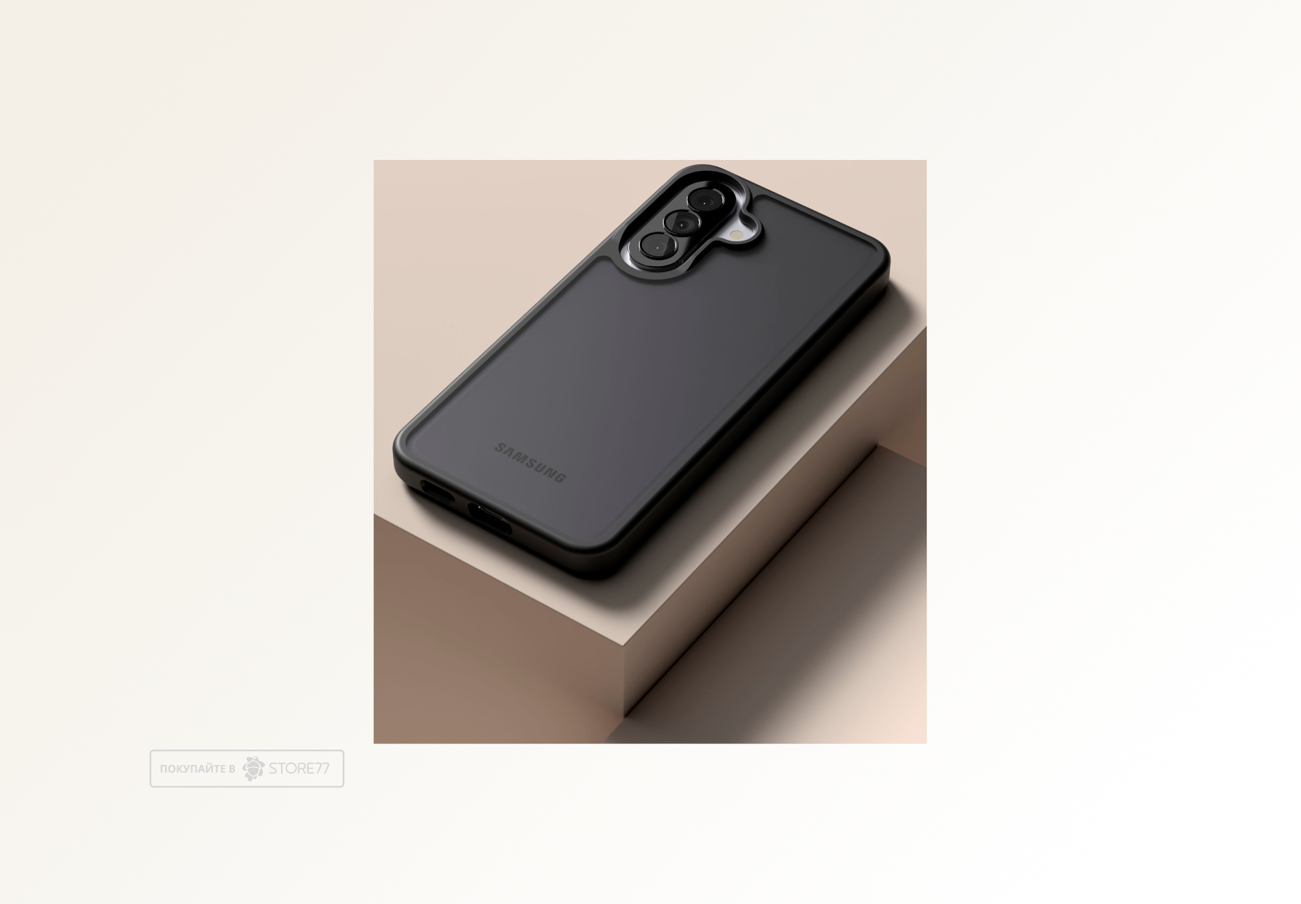 Чехол защитный VLP Haze Case для Samsung Galaxy A37 (Черный)