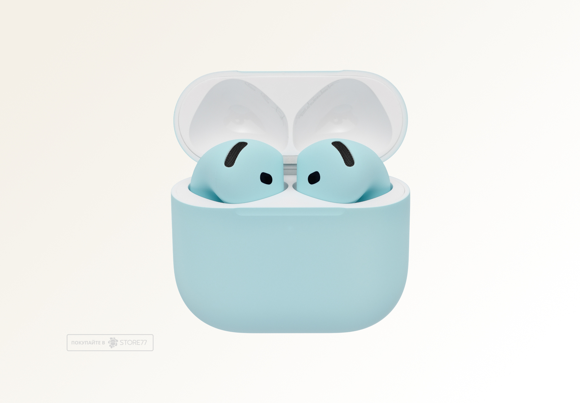 Беспроводные наушники Apple AirPods 4 с шумоподавлением (Небесно-голубой)