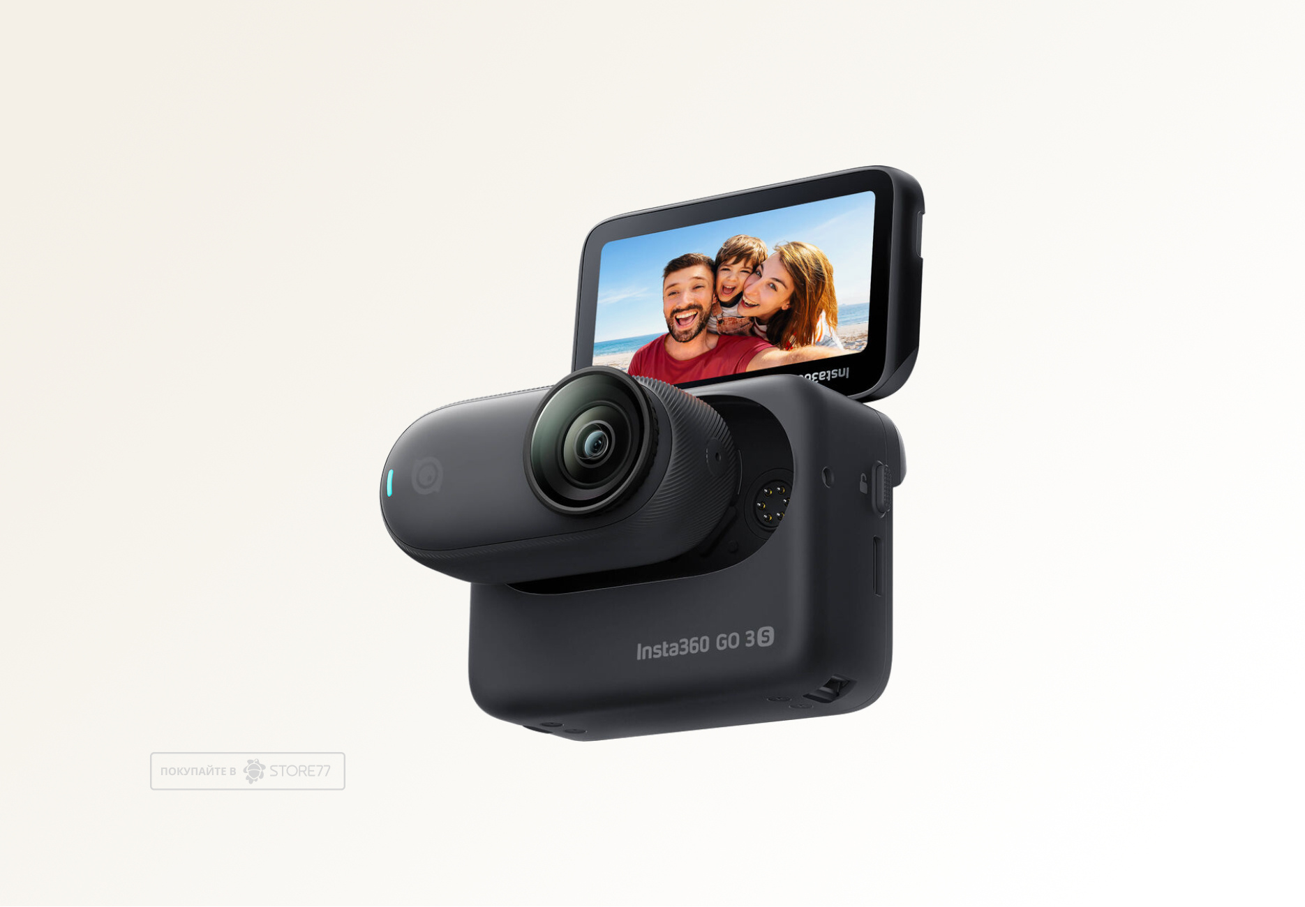 Экшн-камера Insta360 GO 3S 128 ГБ цвет: черный (Black)