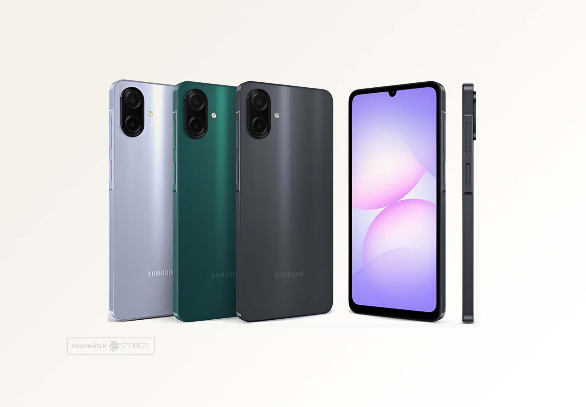 Телефон Samsung Galaxy A07 4/64 ГБ, цвет: черный (Black)