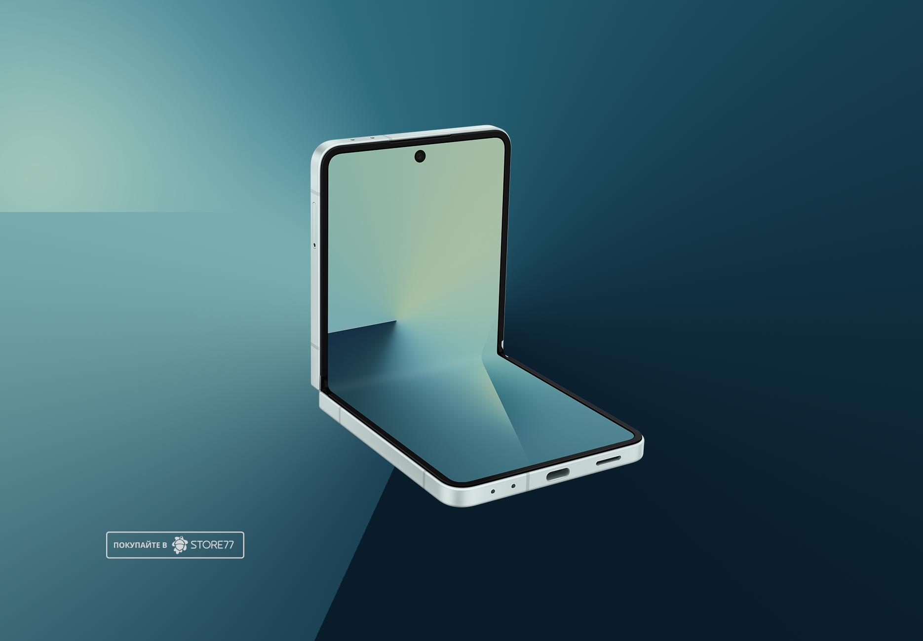 Телефон Samsung Galaxy Z Flip7 12/512 ГБ, цвет: мятный (Mint)