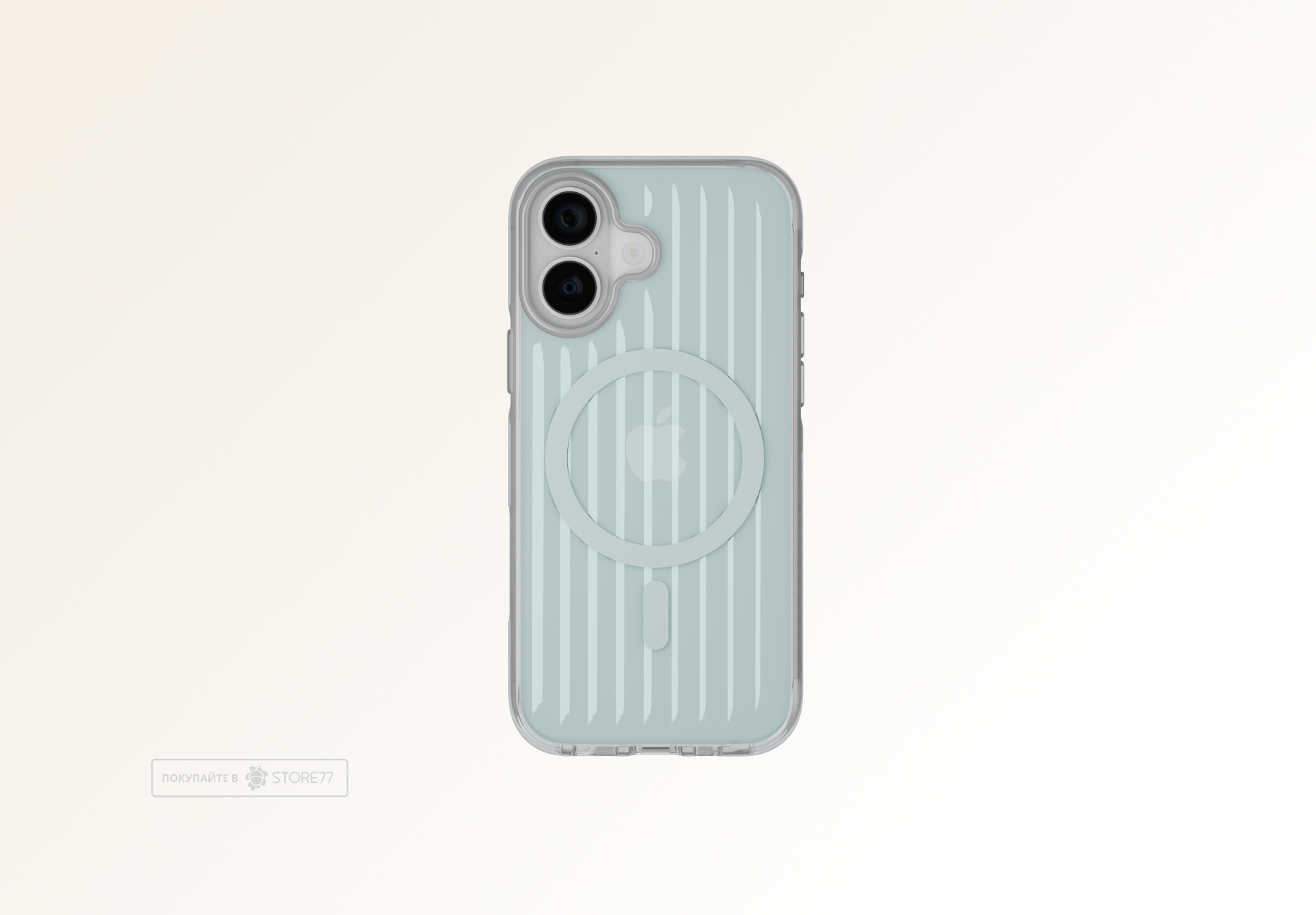 Чехол Gurdini Ocean Case с поддержкой MagSafe для iPhone 16 (Прозрачный)