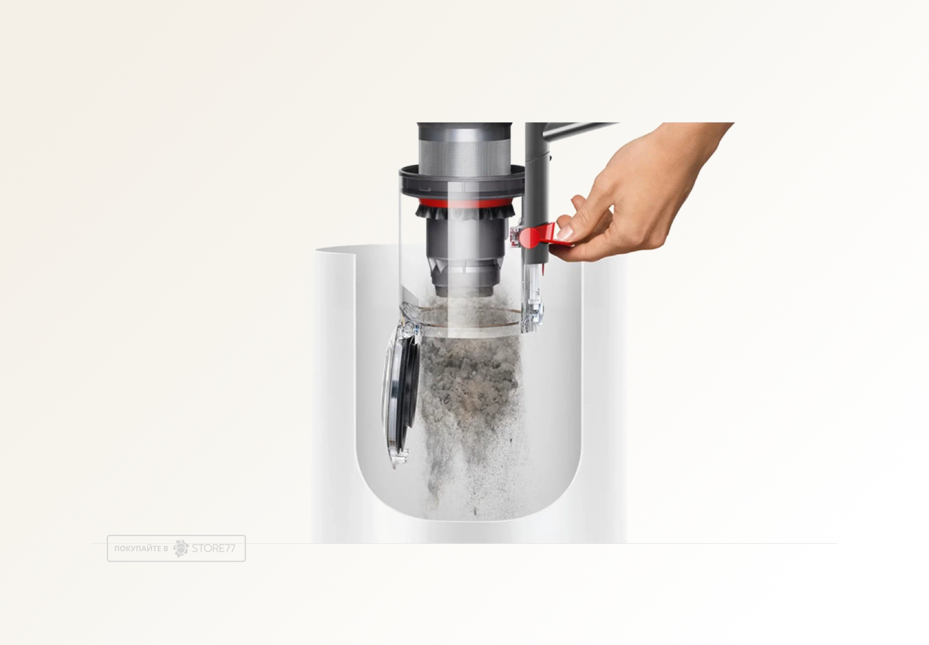 Беспроводной пылесос Dyson V15 Detect Fluffy (Серебристый/Синий)