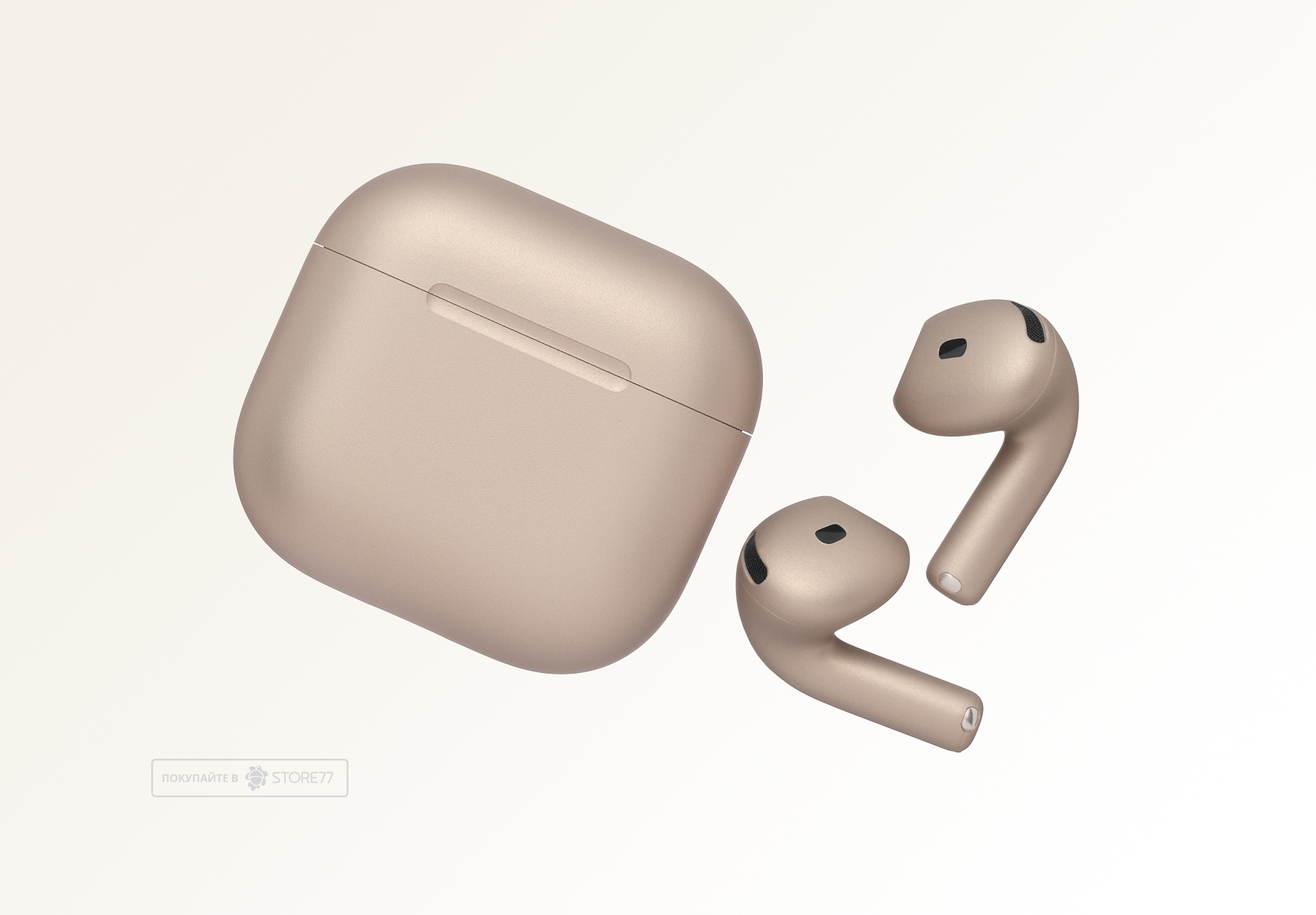 Беспроводные наушники Apple AirPods 4 с шумоподавлением (Шампань)