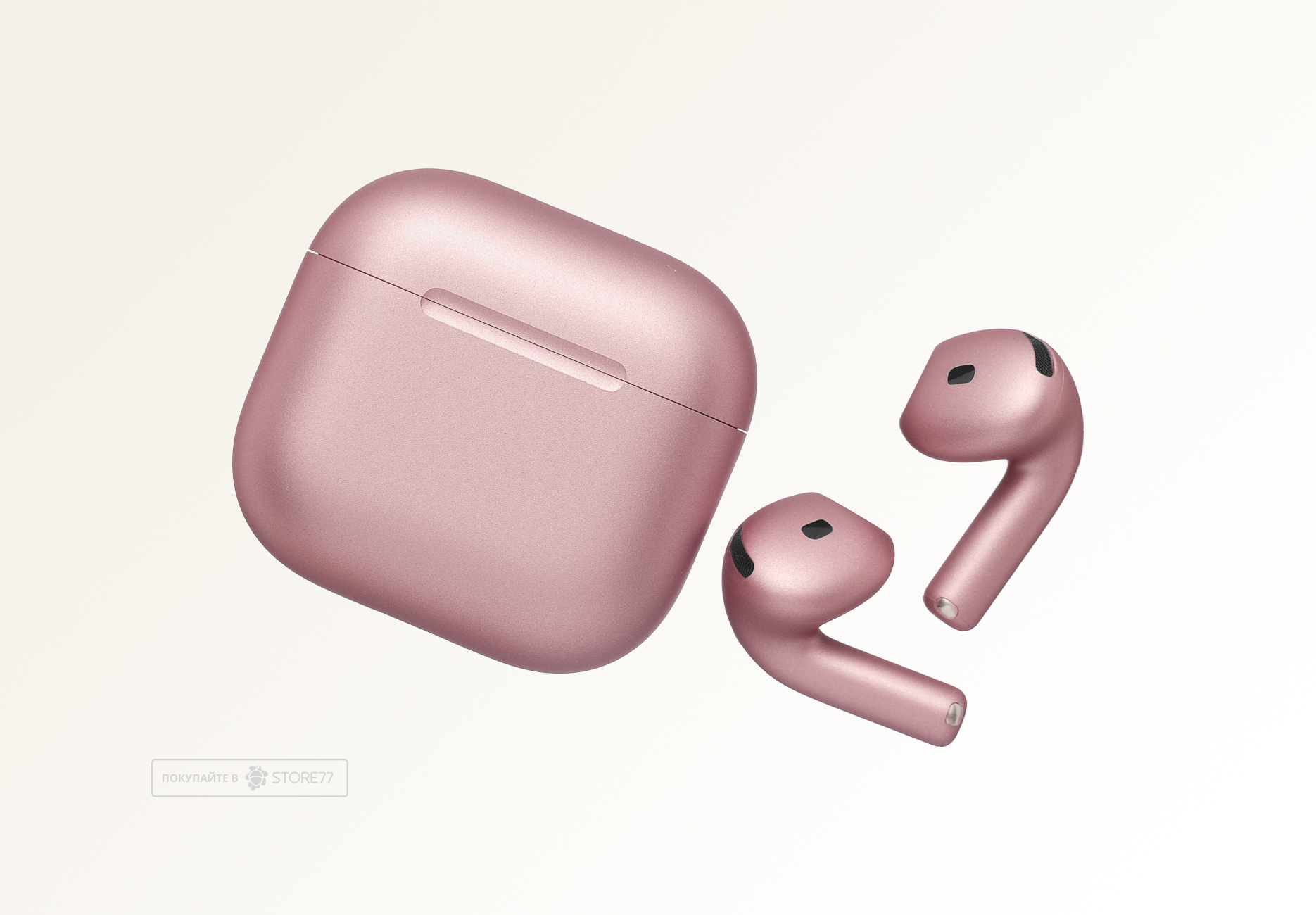 Беспроводные наушники Apple AirPods 4 с шумоподавлением (Розовое золото)