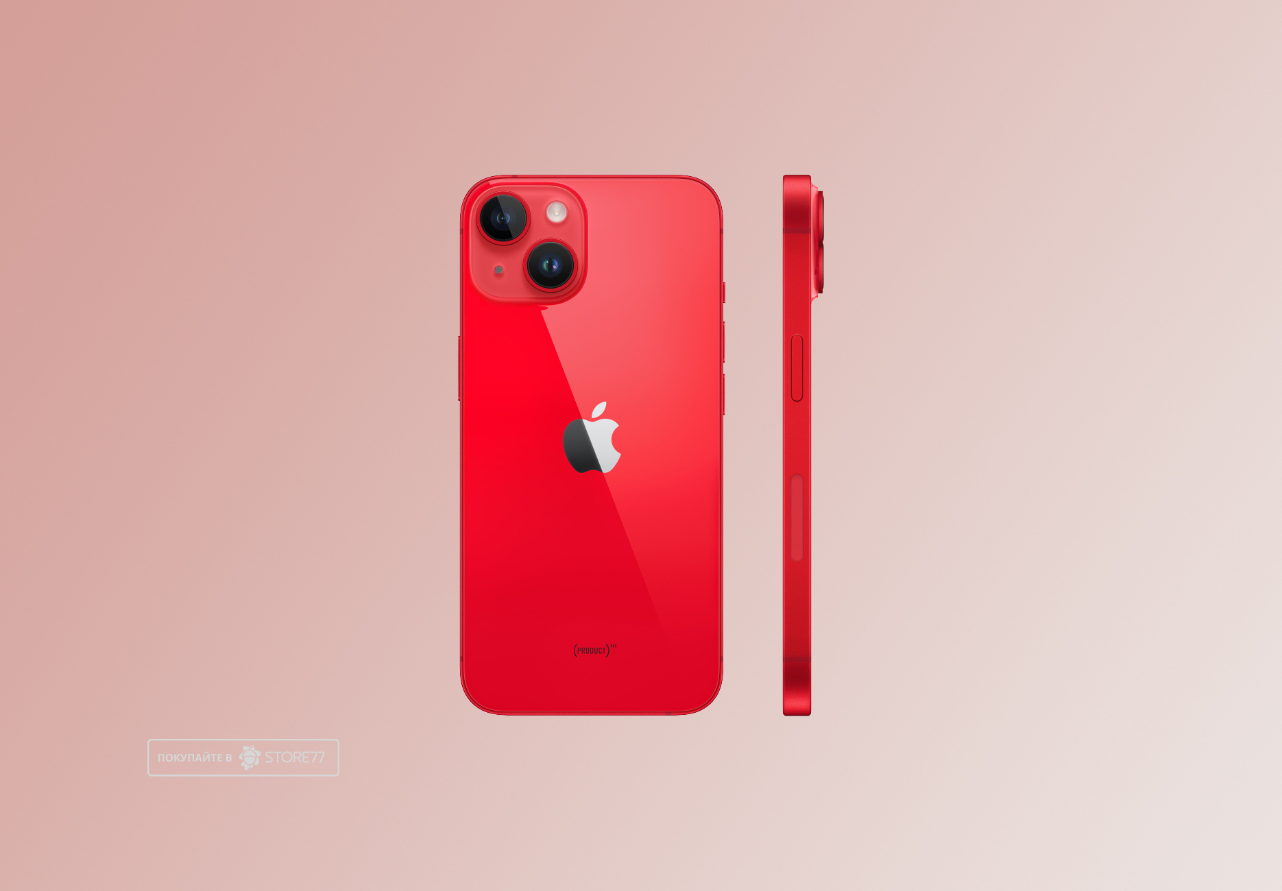 Телефон Apple iPhone 14 128 ГБ, цвет: красный (PRODUCT)RED