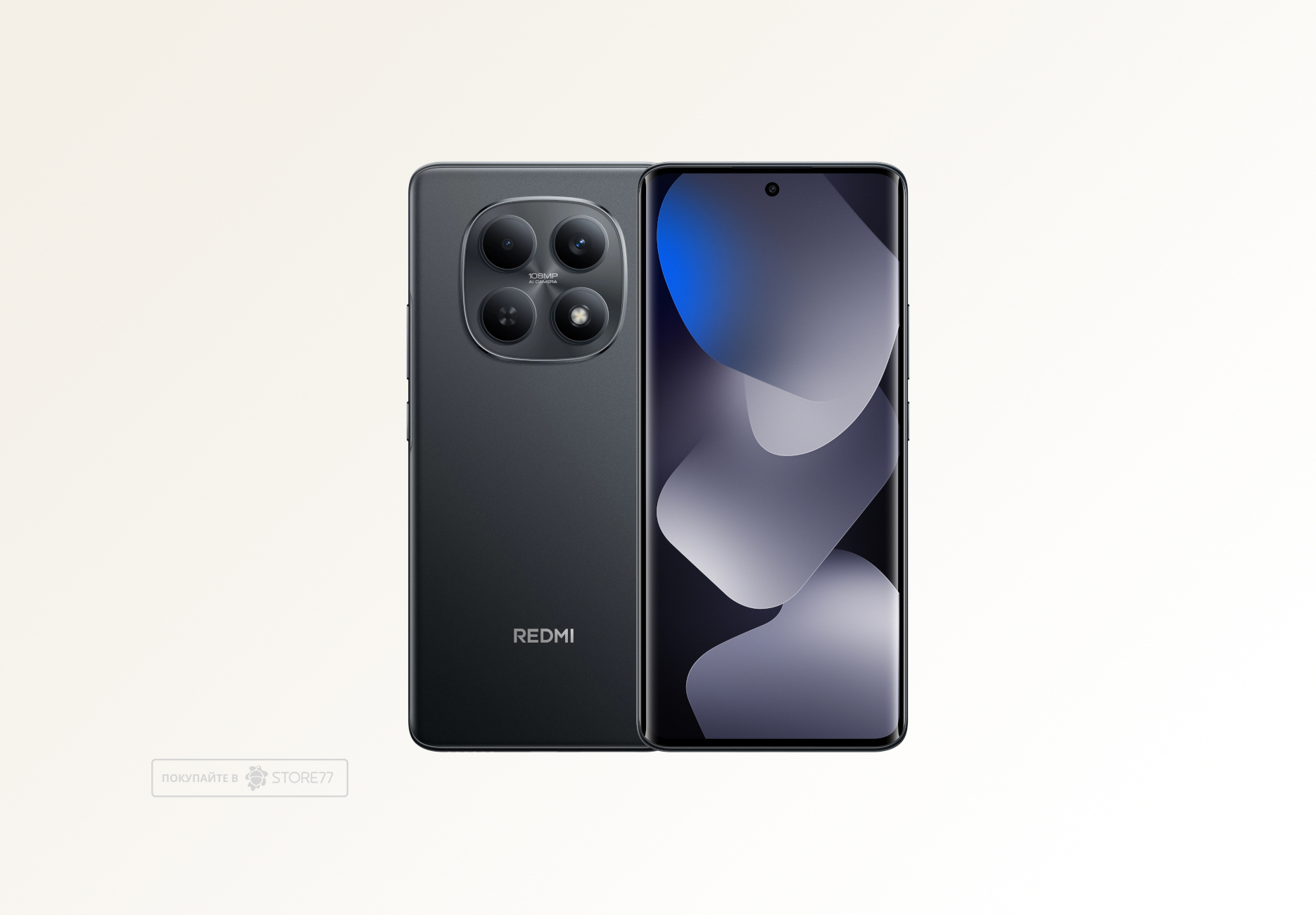Телефон Xiaomi Redmi Note 15 4G 6/128 ГБ, цвет: черный (Black)