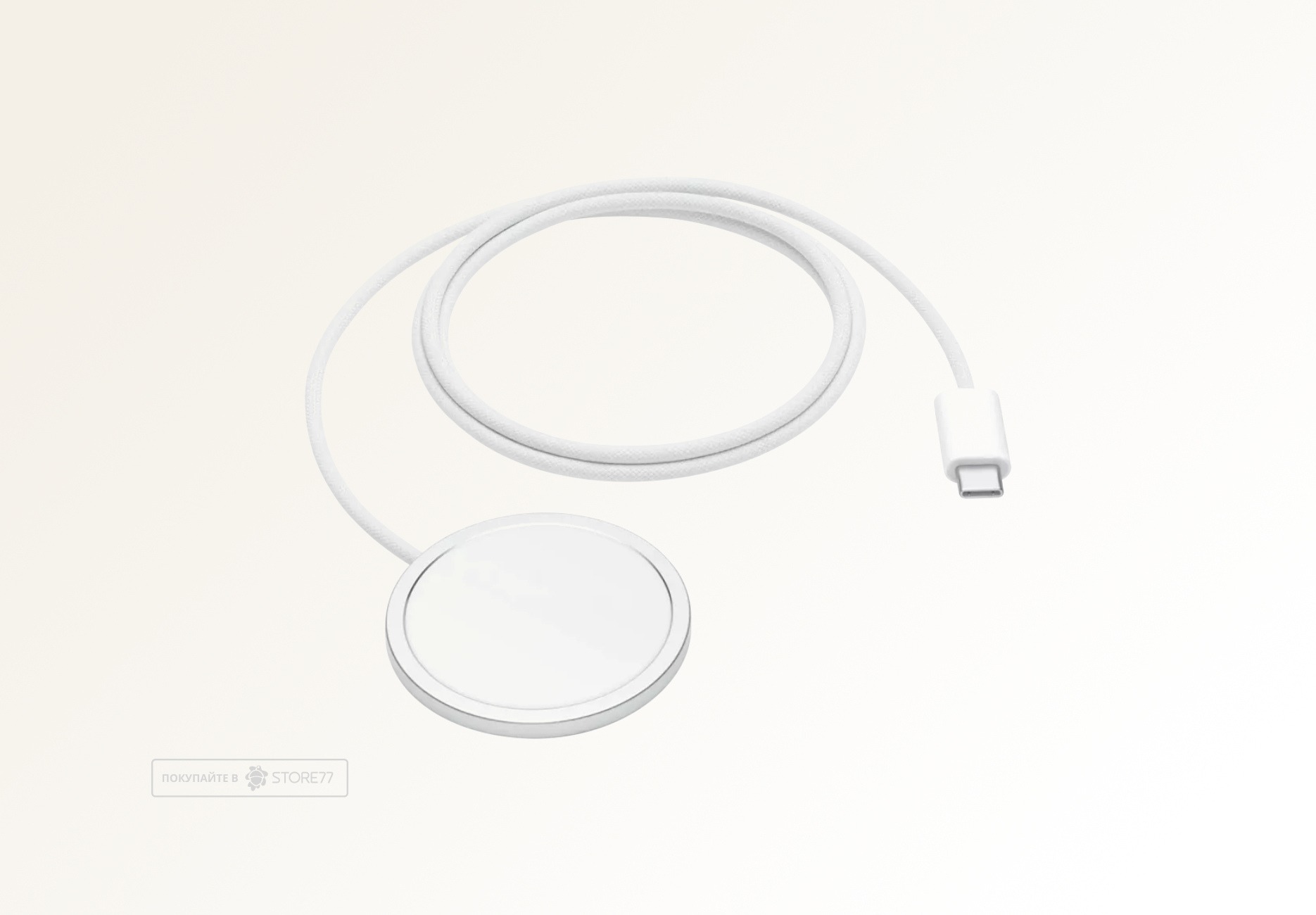 Зарядное устройство Apple Magsafe для iPhone 25 Вт 1м (Белое)