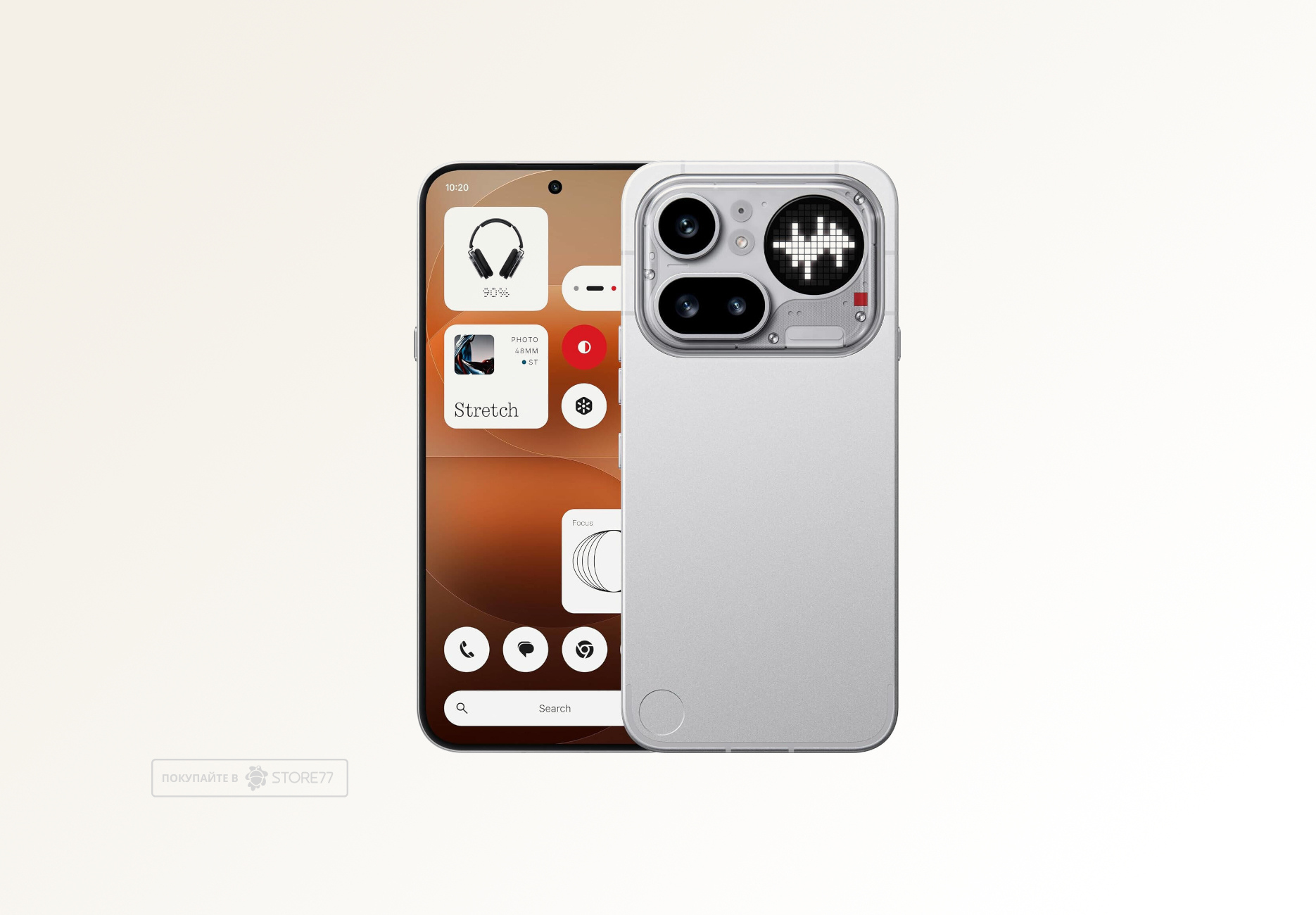 Телефон Nothing Phone (4a) Pro 8/256 ГБ (Белый)