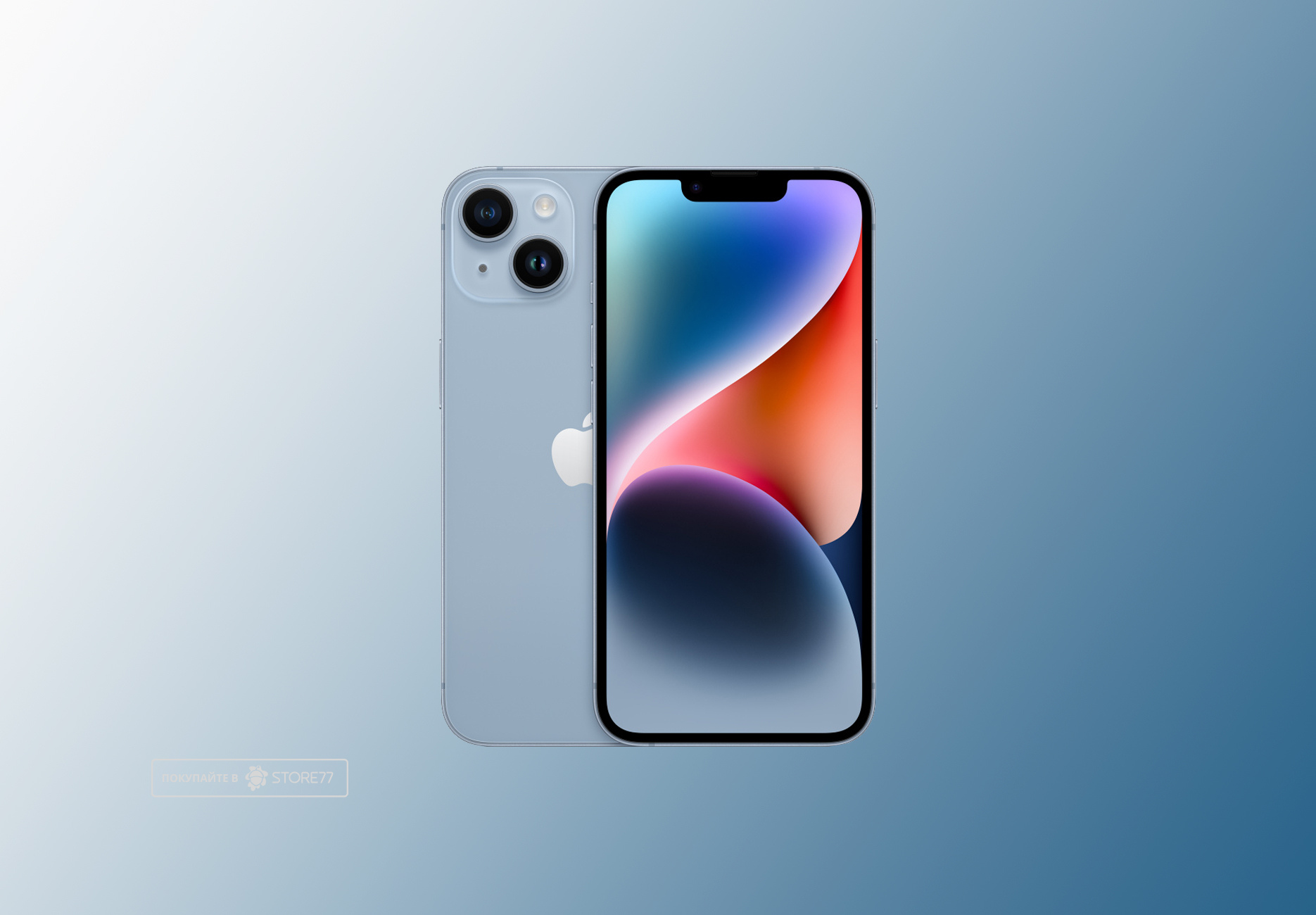 Телефон Apple iPhone 14 512 ГБ eSim (электронная SIM-карта), цвет: синий (Blue)