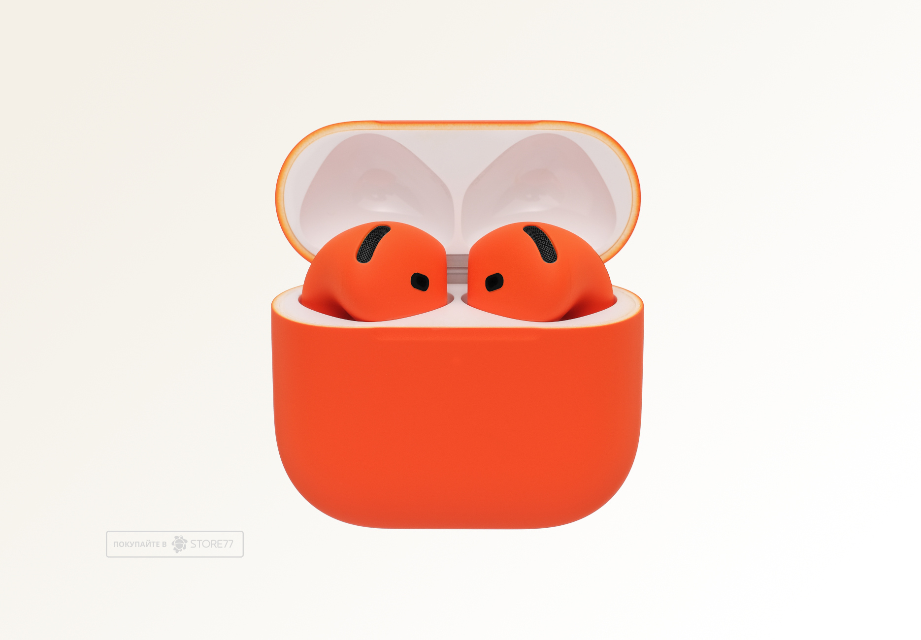 Беспроводные наушники Apple AirPods 4 с шумоподавлением (Оранжевый)