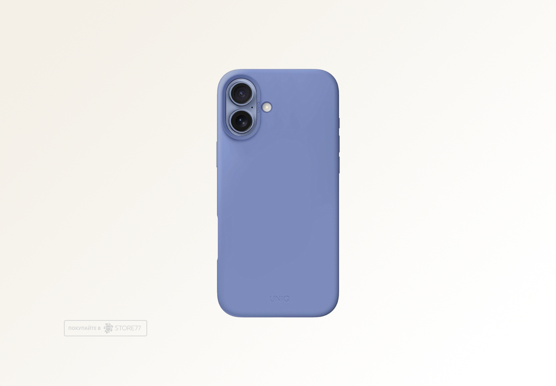 Чехол Uniq LINO Pearl для iPhone 16 с поддержкой MagSafe (Синий)