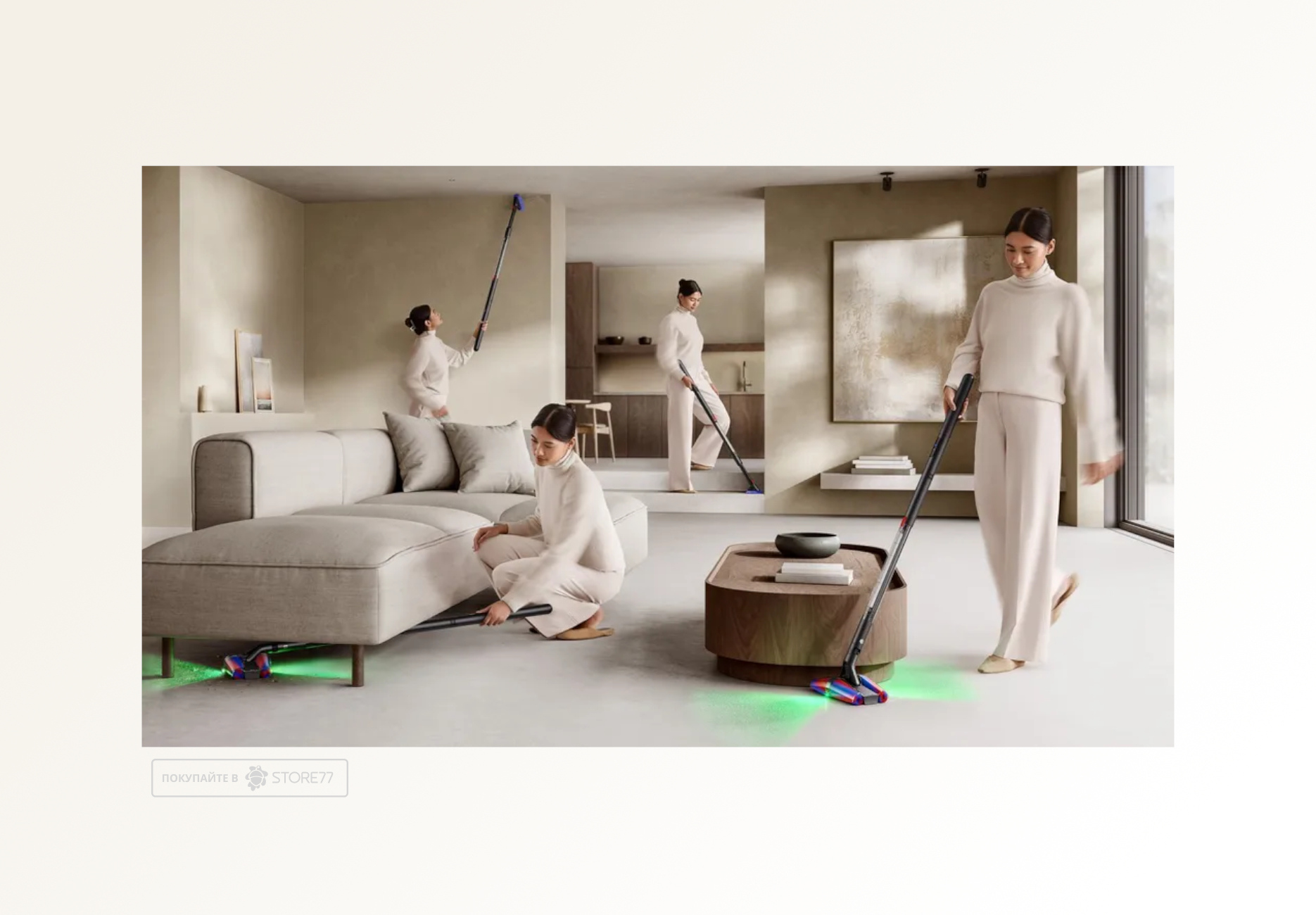 Беспроводной пылесос Dyson PencilVac Fluffycone, цвет: черный (Black)