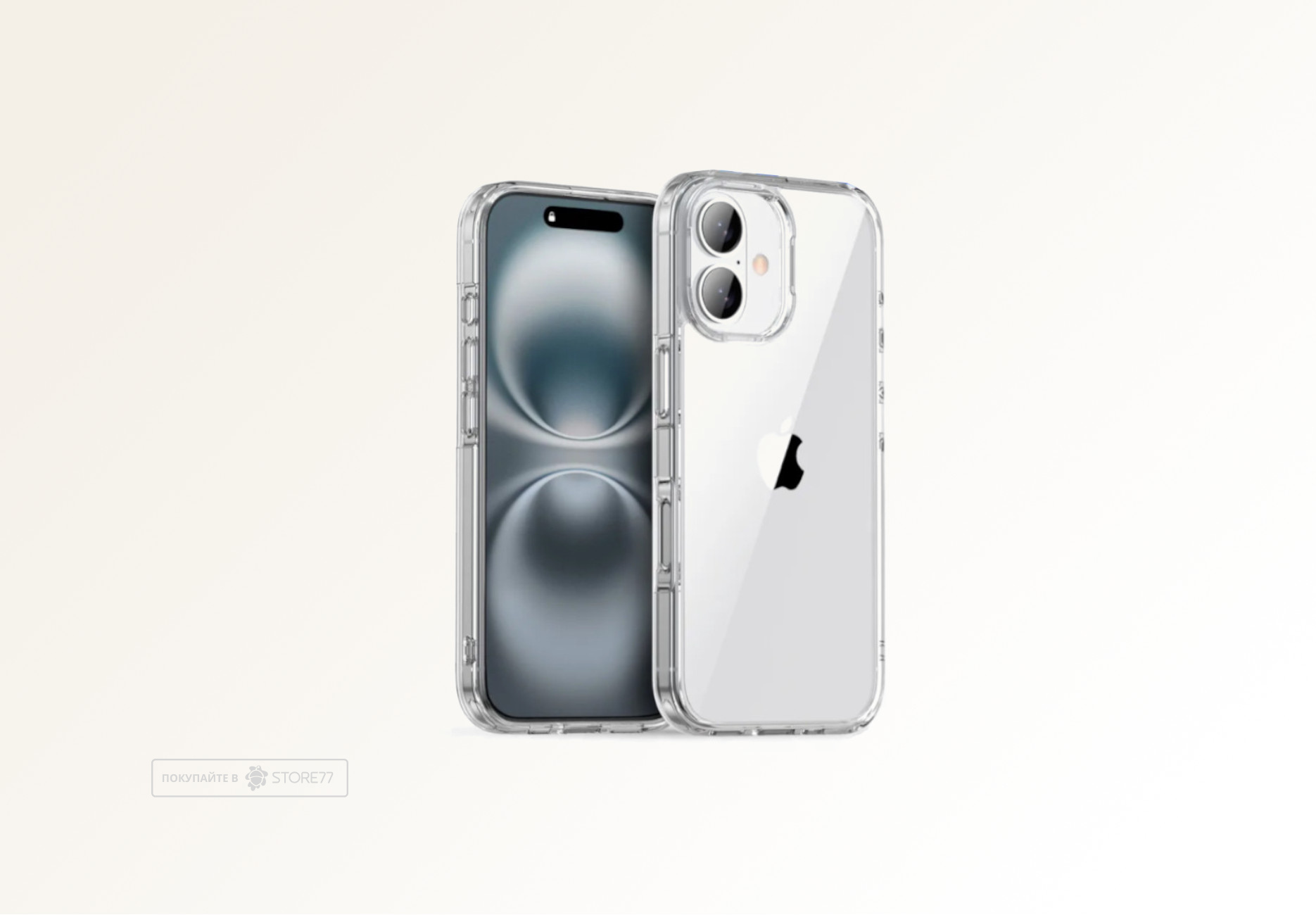 Чехол Gurdini Alba Series для iPhone 16 (Прозрачный)