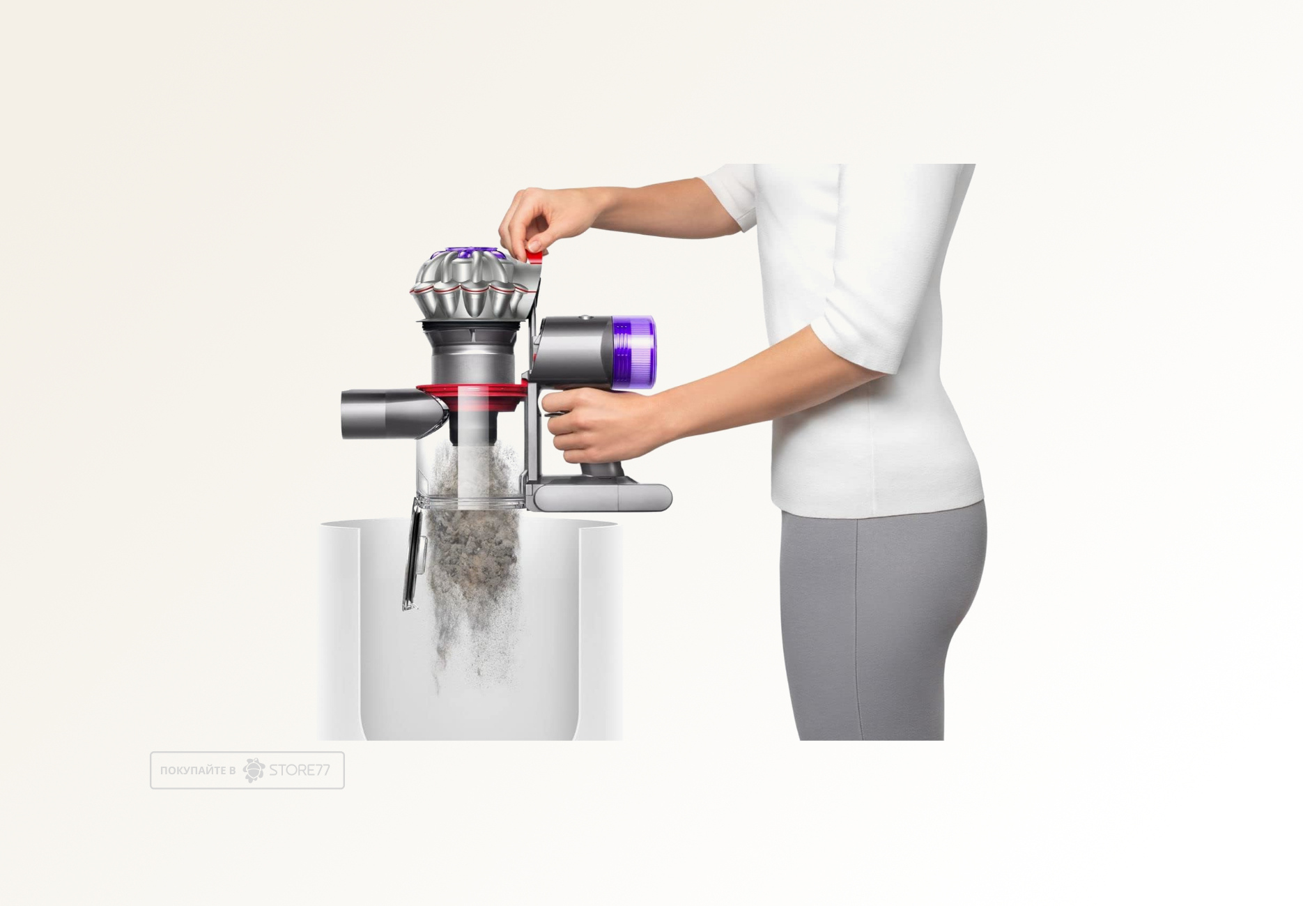 Беспроводной пылесос Dyson V8 Advanced (Серебро/Никель)