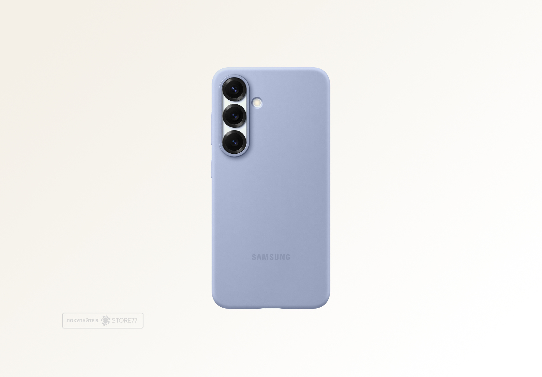 Чехол Samsung Silicone Case для Samsung Galaxy S25+ (Голубой)