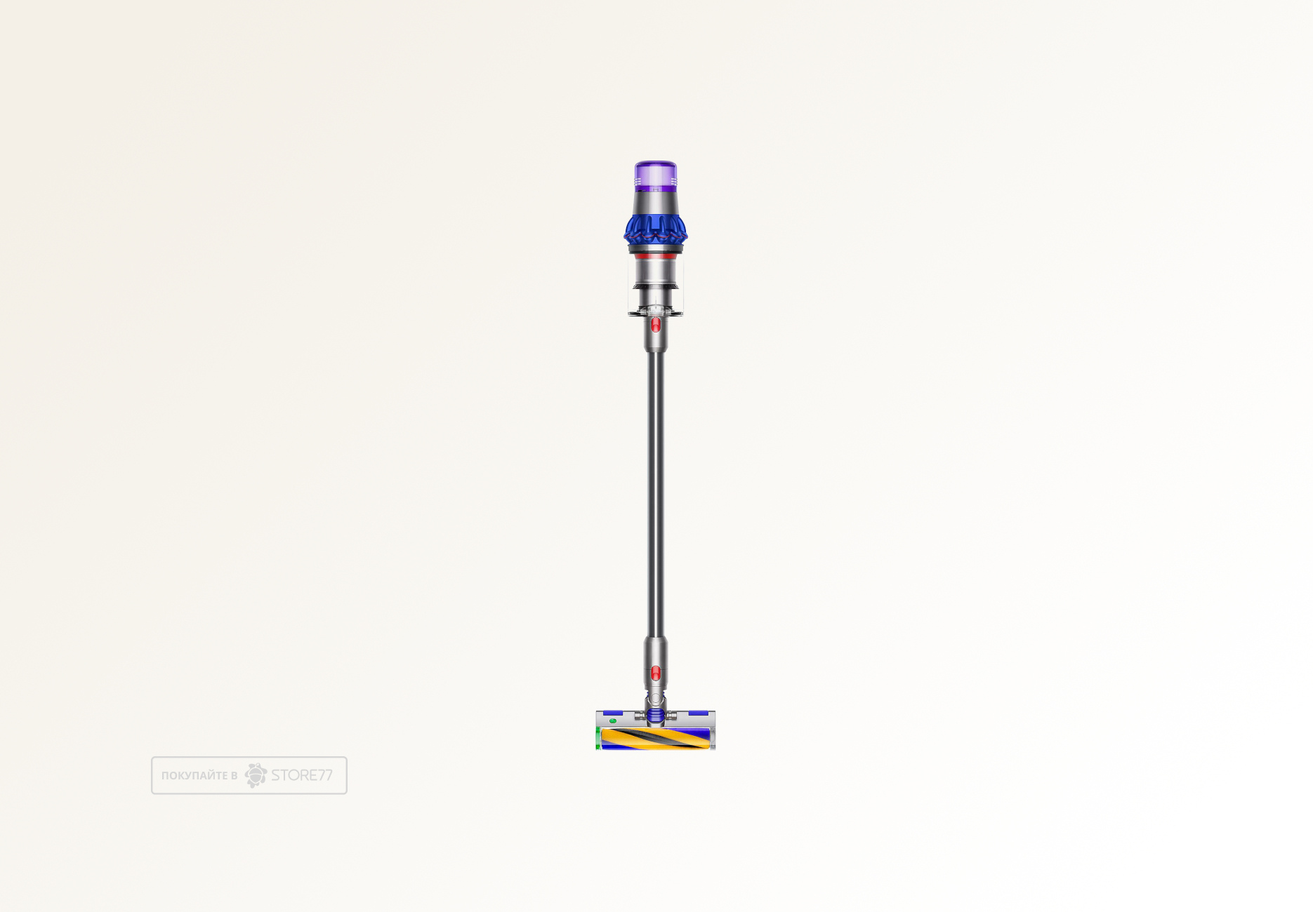 Беспроводной пылесос Dyson V15 Detect Fluffy (Серебристый/Синий)