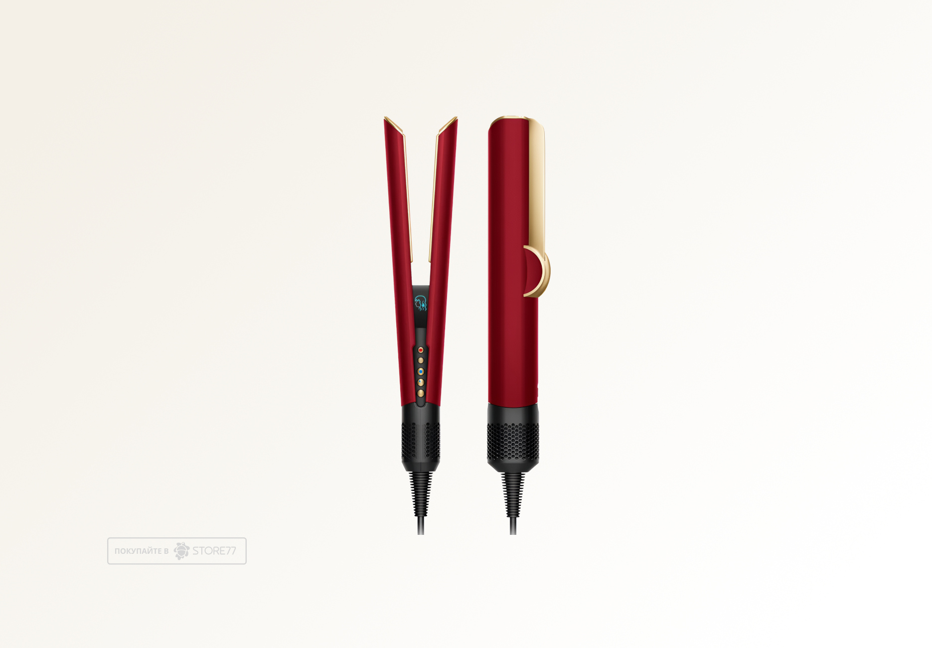 Выпрямитель Dyson Airstrait HT01, цвет: красный вельвет/золотой (Red Velvet/Gold)