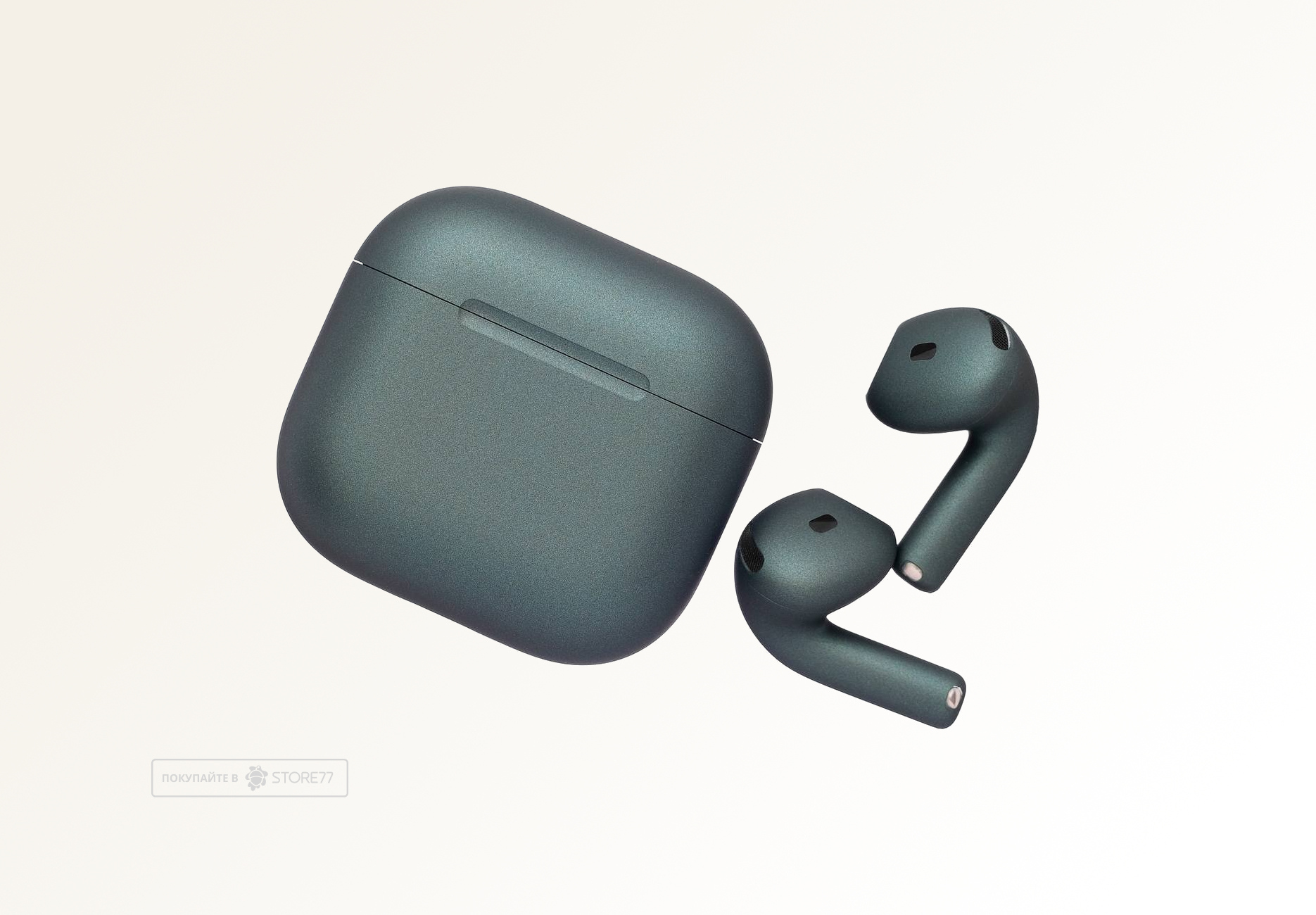 Беспроводные наушники Apple AirPods 4 с шумоподавлением (Темно-зеленый)