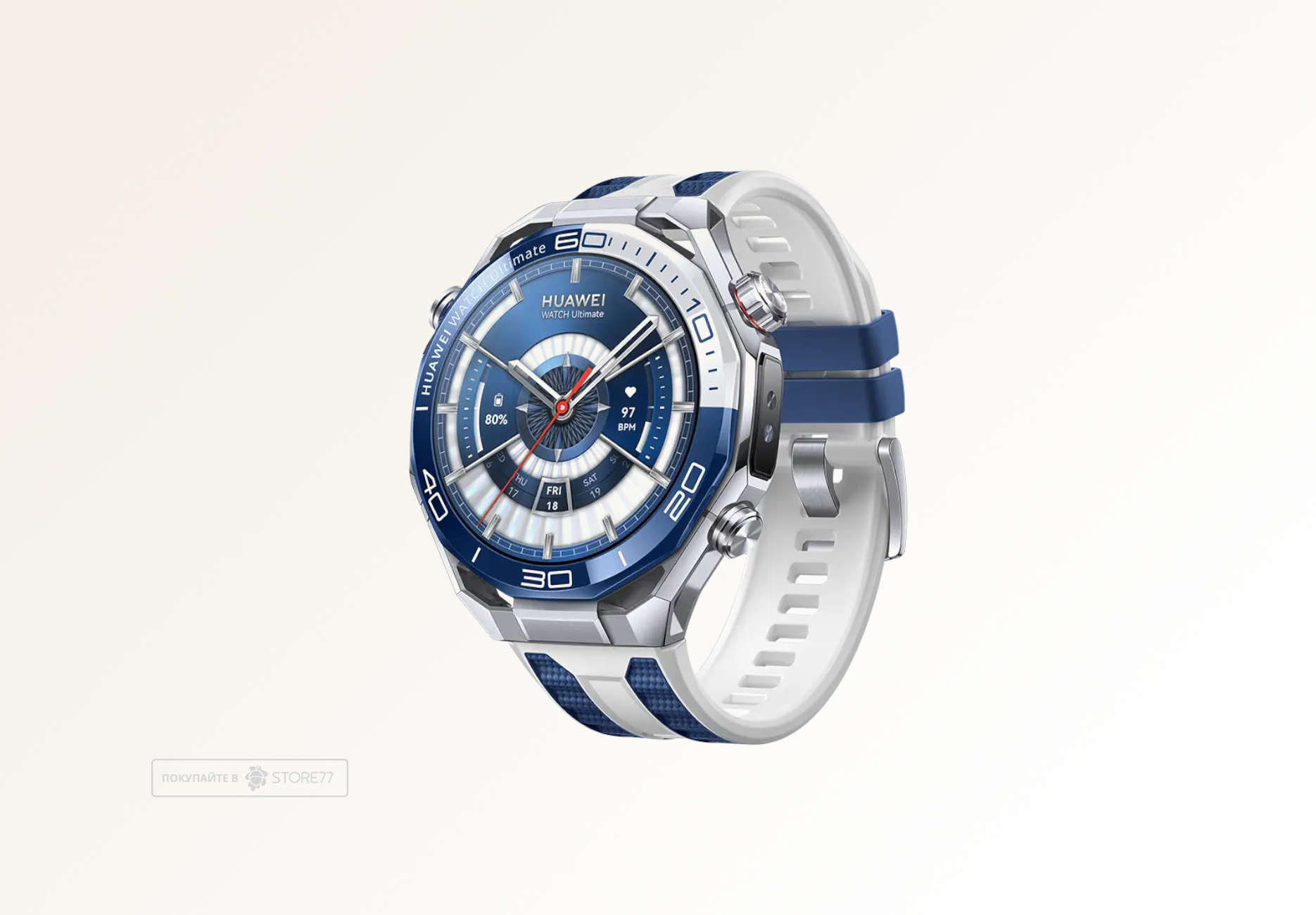 Умные часы Huawei Watch Ultimate 2 48 мм, цвет: сине-серый (Blue/Grey)