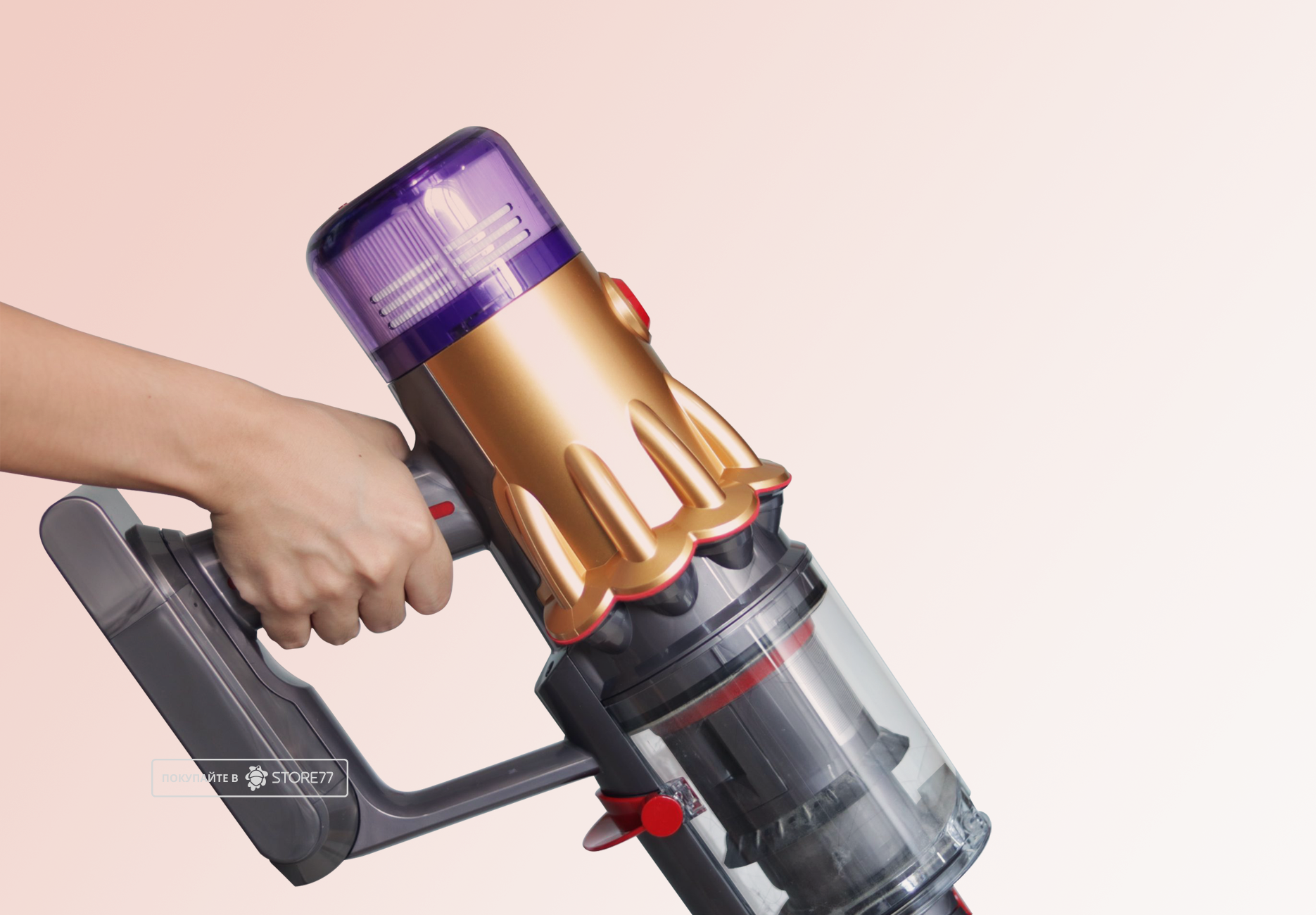 Беспроводной пылесос Dyson V12 Detect Slim Absolute (Серый/Золотой)